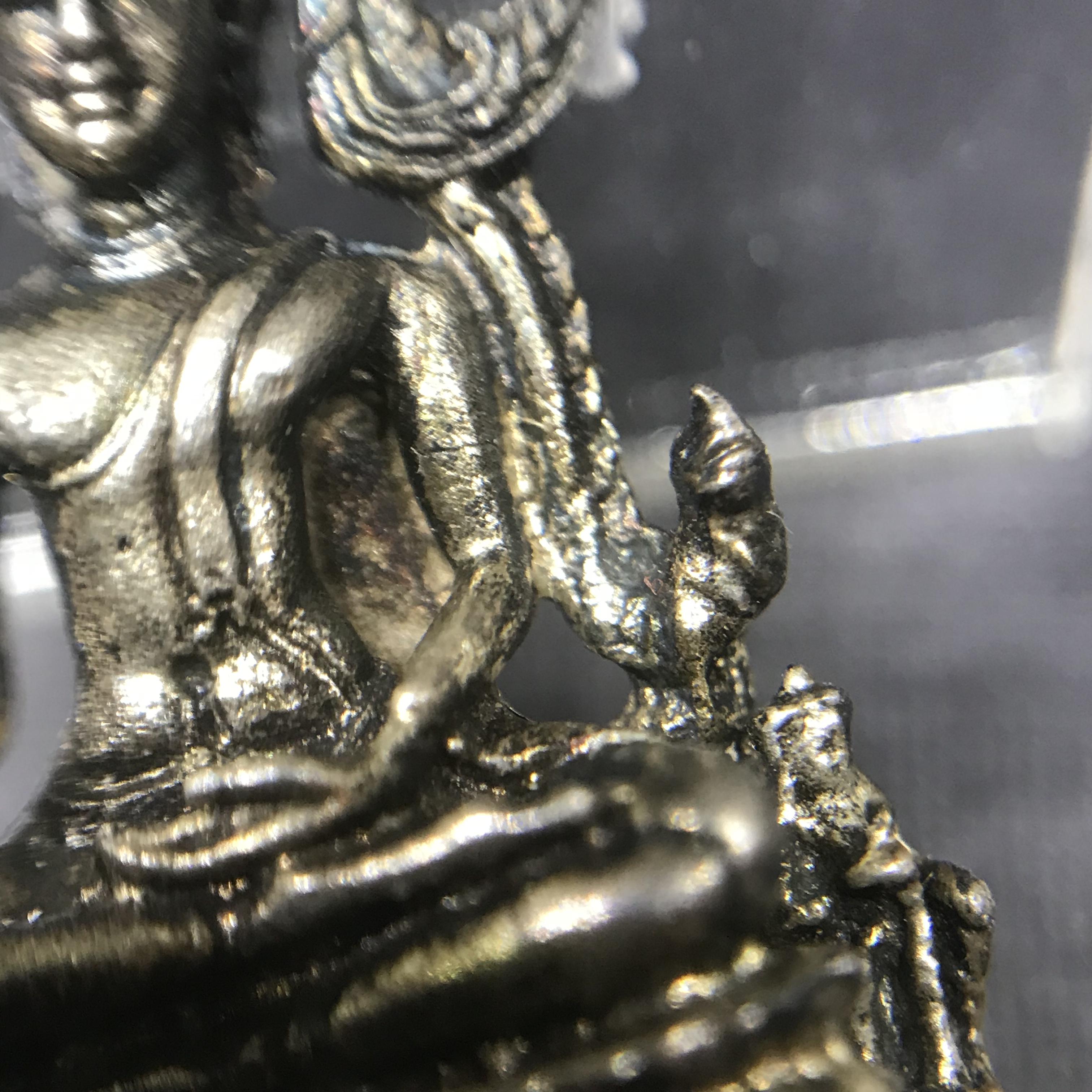 พระกริ่งพระพุทธชินราช ภปร. กองทัพภาคที่3 ปี2517 เนื้อเงินหายาก(ในหลวง ร.9 เสด็จเททอง)