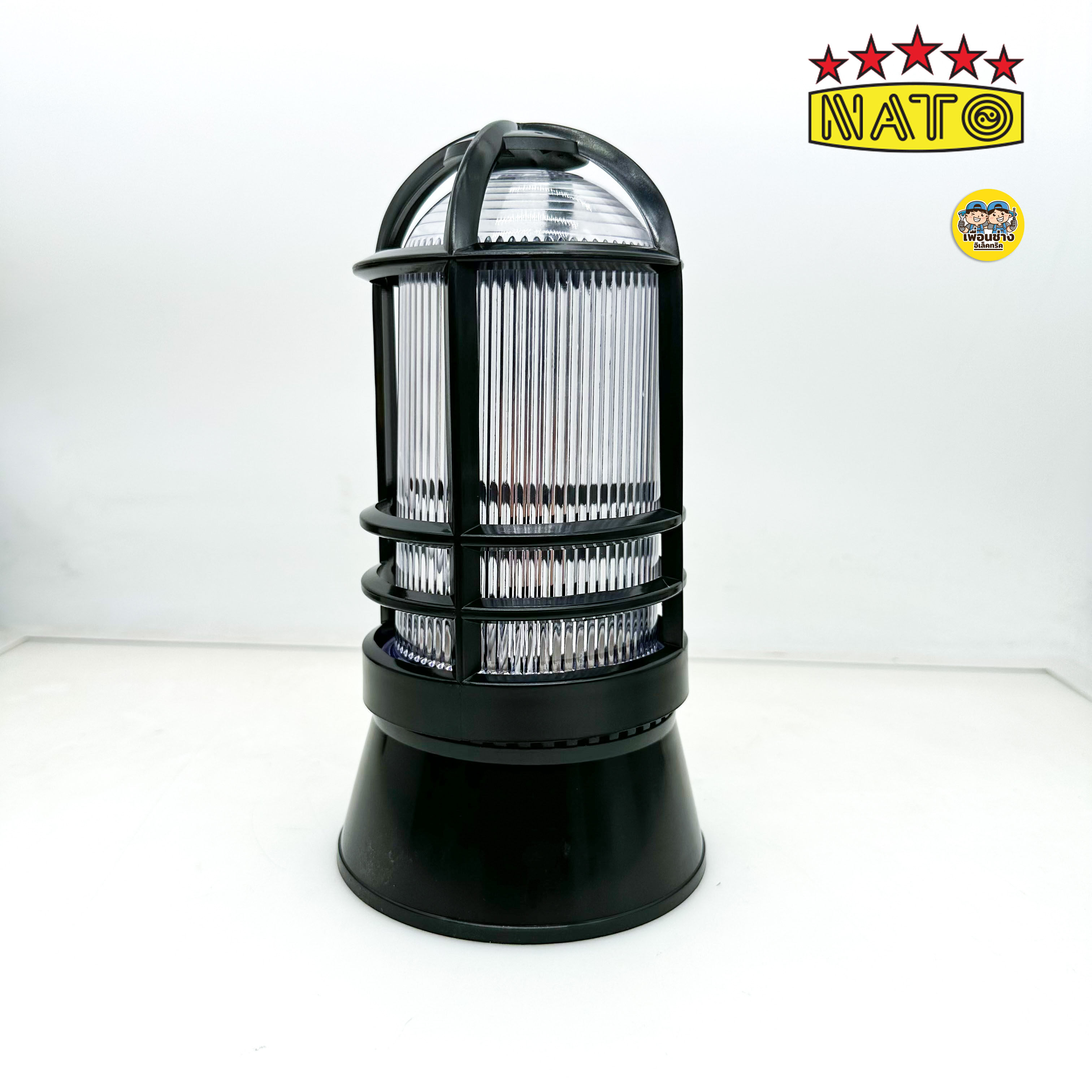 NATO เฉพาะโคมไฟ หัวเสากรงนก รุ่น NT-LA11 ใช้กับหลอดขั้ว E27 นาโต้