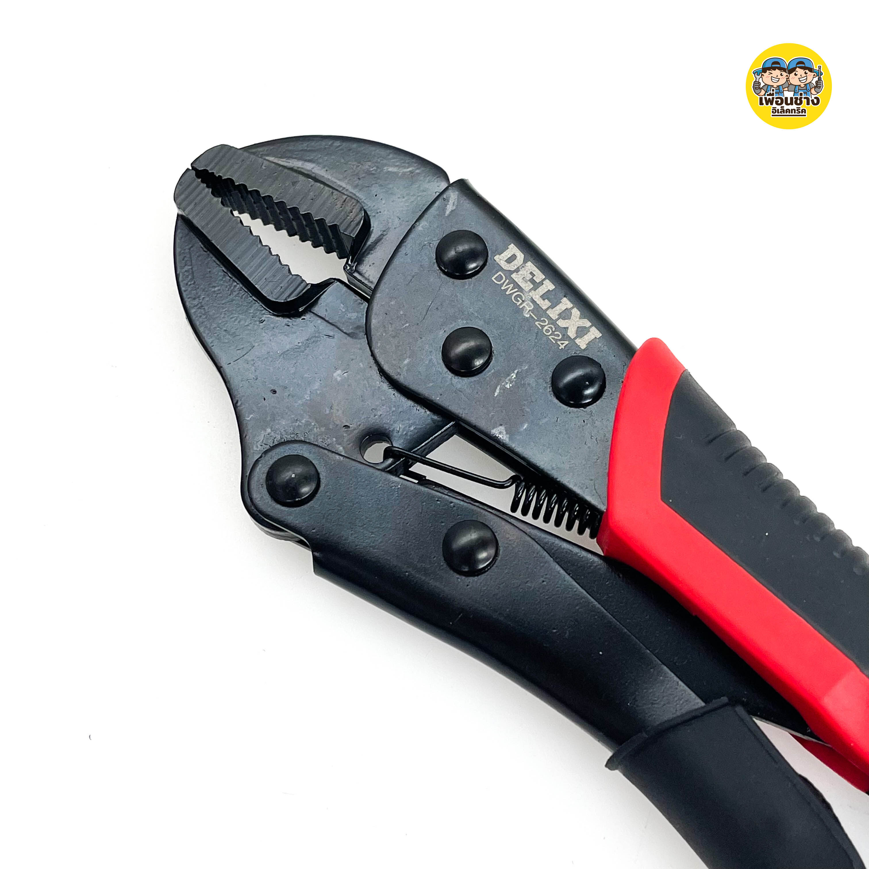 DELIXI รุ่น DWGR-2624 คีมล็อก 10" ปากตรง คีมล็อค คีมล็อก