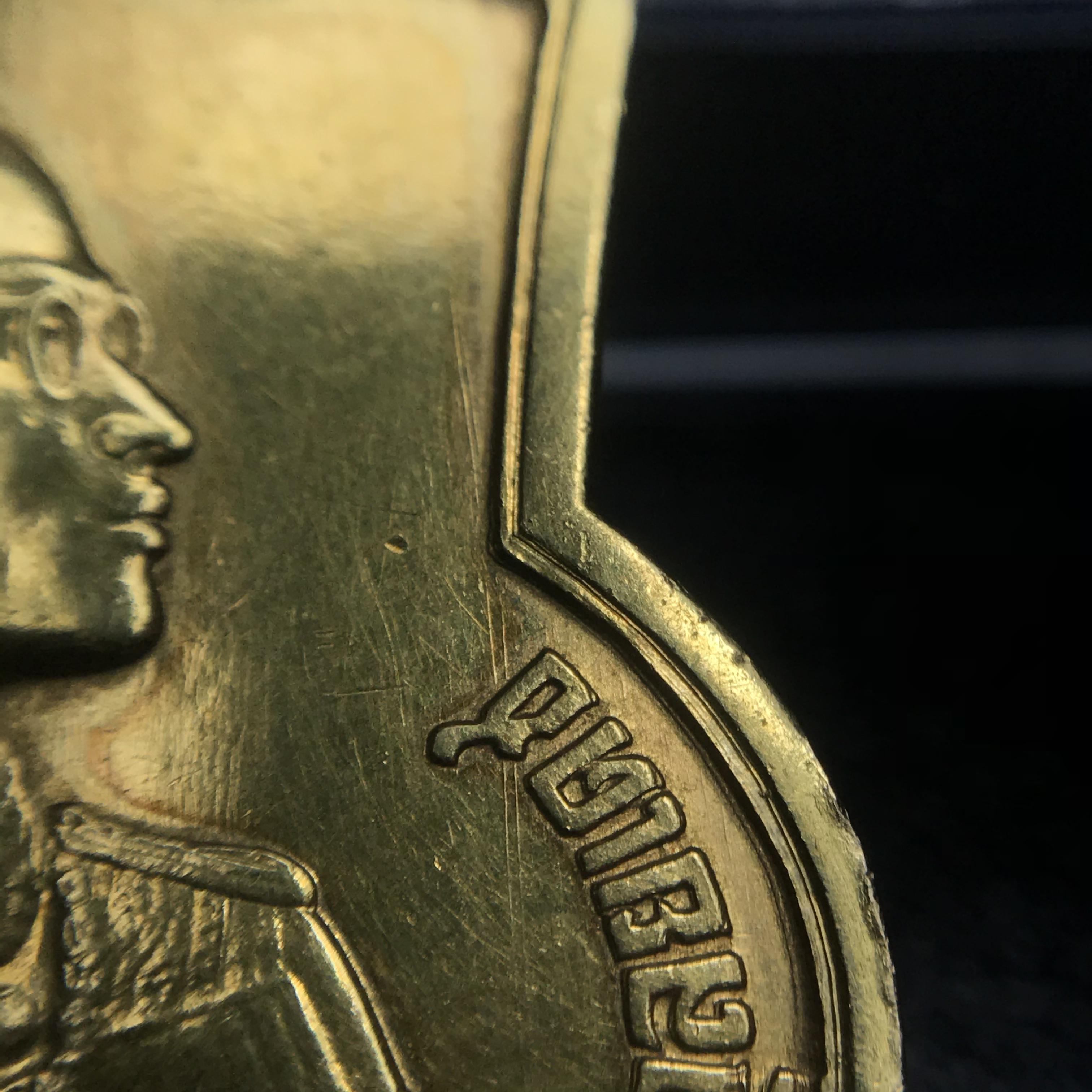 เหรียญอนุสรณ์มหาราช 3รอบ รัชกาลที่9 ปี2506 เนื้อทองคำ(บล็อก ช. 2เส้น)(สภาพคัดสวย)หายากนิยม