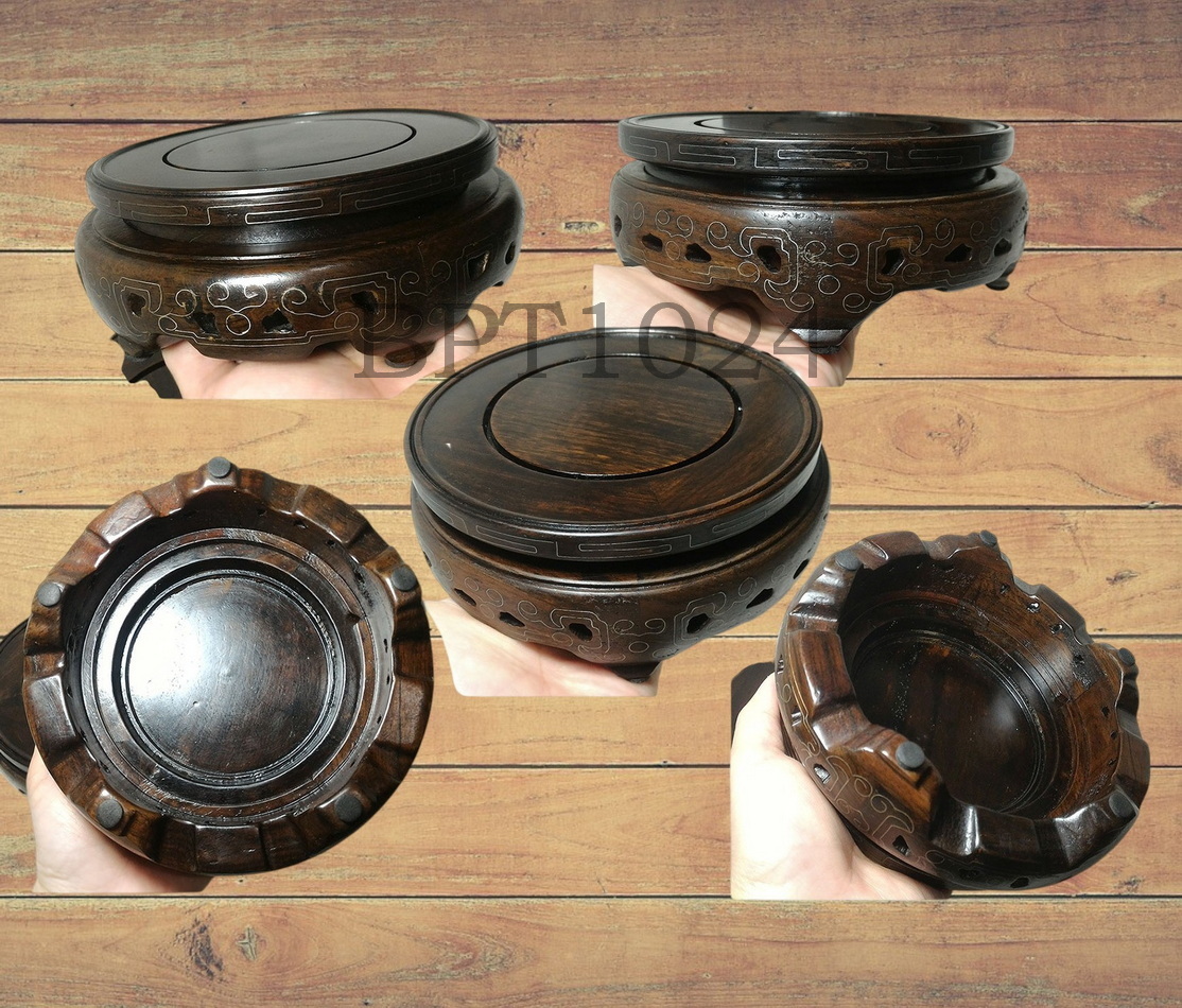 กี๋หรือฐานไม้ ตอกลายเส้นโลหะ-BPT1024-