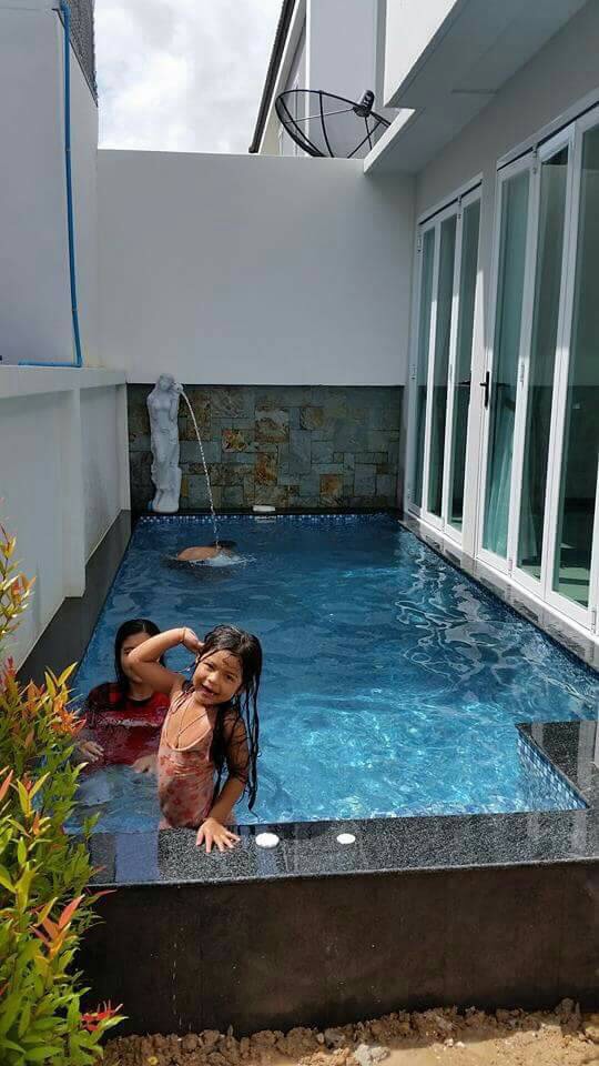 For Rent : Brand new 3 bed room 3 bath room pool villa locate in Kohkaew close to British international school and Boat Marina