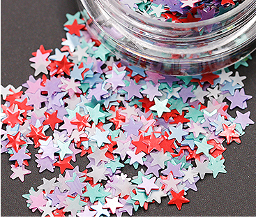 SKU-00571 กลิตเตอร์ดาวคละสี