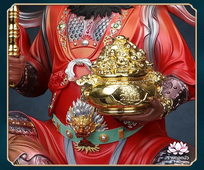 บู๊ไฉ่ซิงเอี๊ย ไฉ่ซิงเอี๊ยปางบู๊ จ้าวกงหมิง ปางประทับนั่งเสือ งานเรซิ่นพรีเมียม ขนาด 12/16/19/26/35 นิ้ว