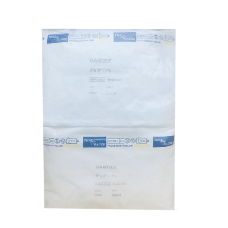 Thai-Gauze Sterile Gamgee ผ้าก๊อส ซับน้ำเหลือง (6x8)