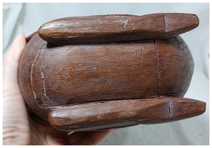 นกไม้สัก นกตลับ(มีช่องลับใต้ท้อง)งานเก่า