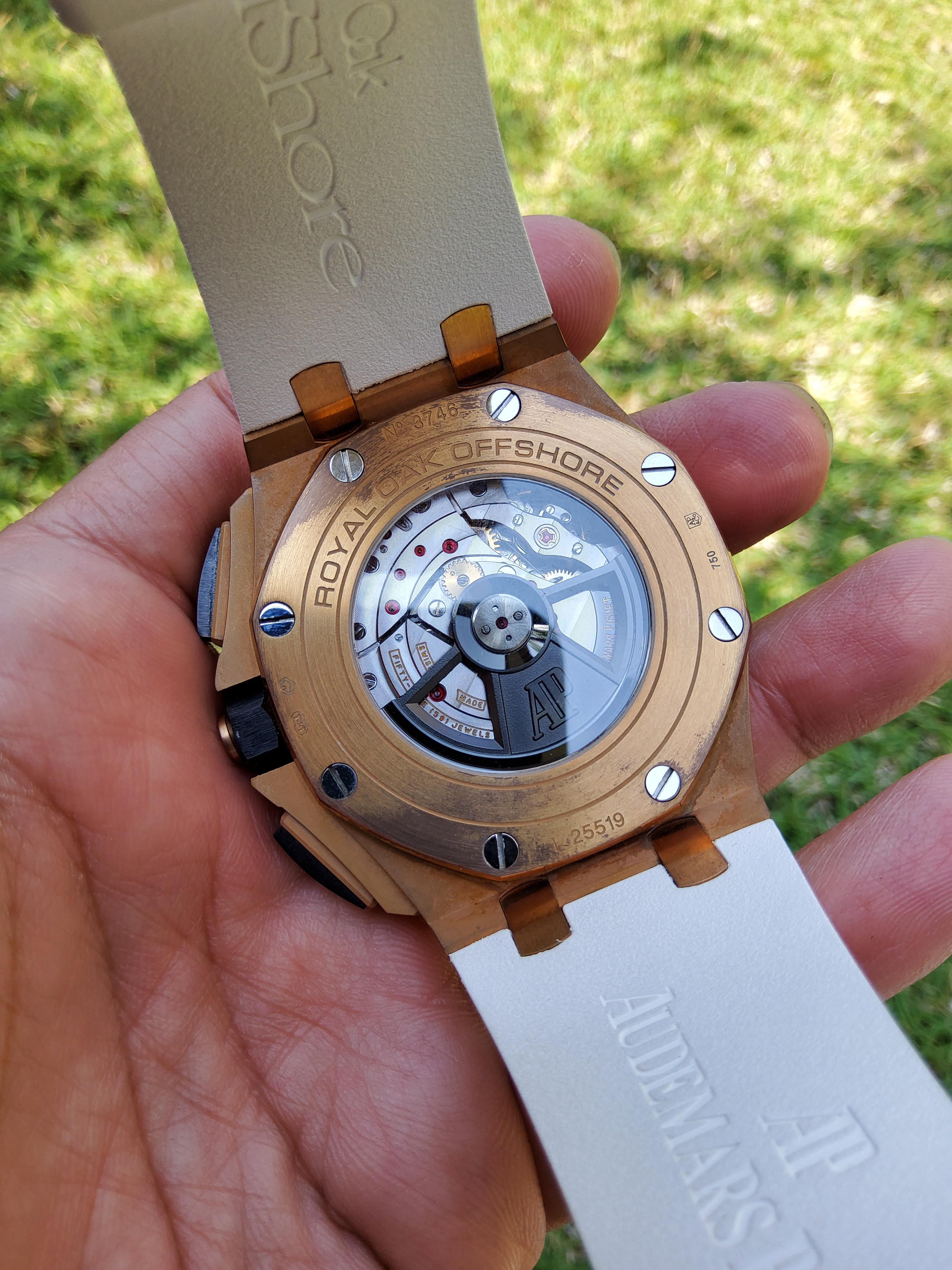 USED AP OFFSHORE NOVELTY CHRONOGRAPH ROSEGOLD (44MM.)