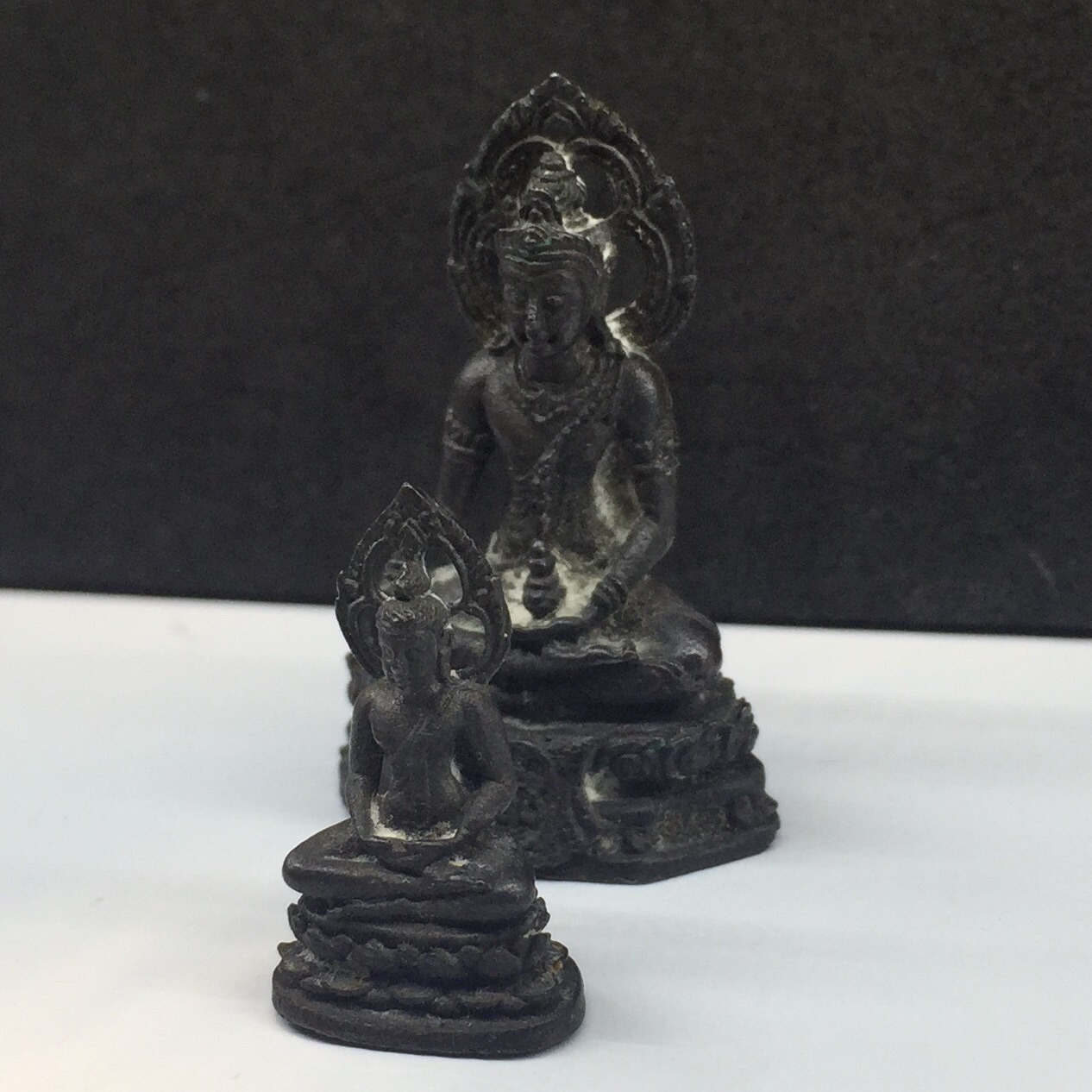 พระกริ่ง-พระชัยวัฒน์พุทธศิริราช ครบ84ปี โรงพยาบาลศิริราช ปี2517 เนื้อนวะโลหะ(ในหลวงเสด็จในพิธี)