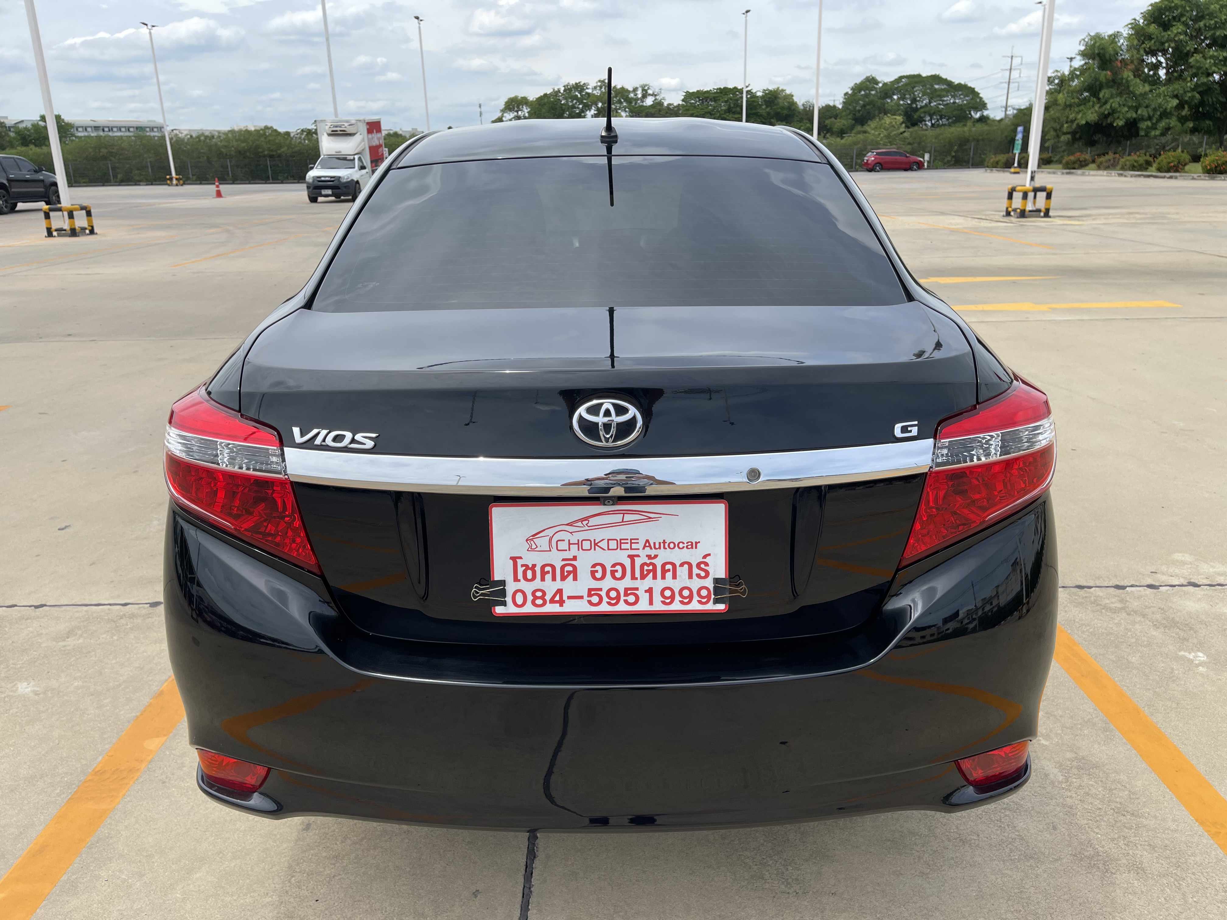 Toyota Vios 1.5 G Dual VVT-i (E85) At 2016 ดำ