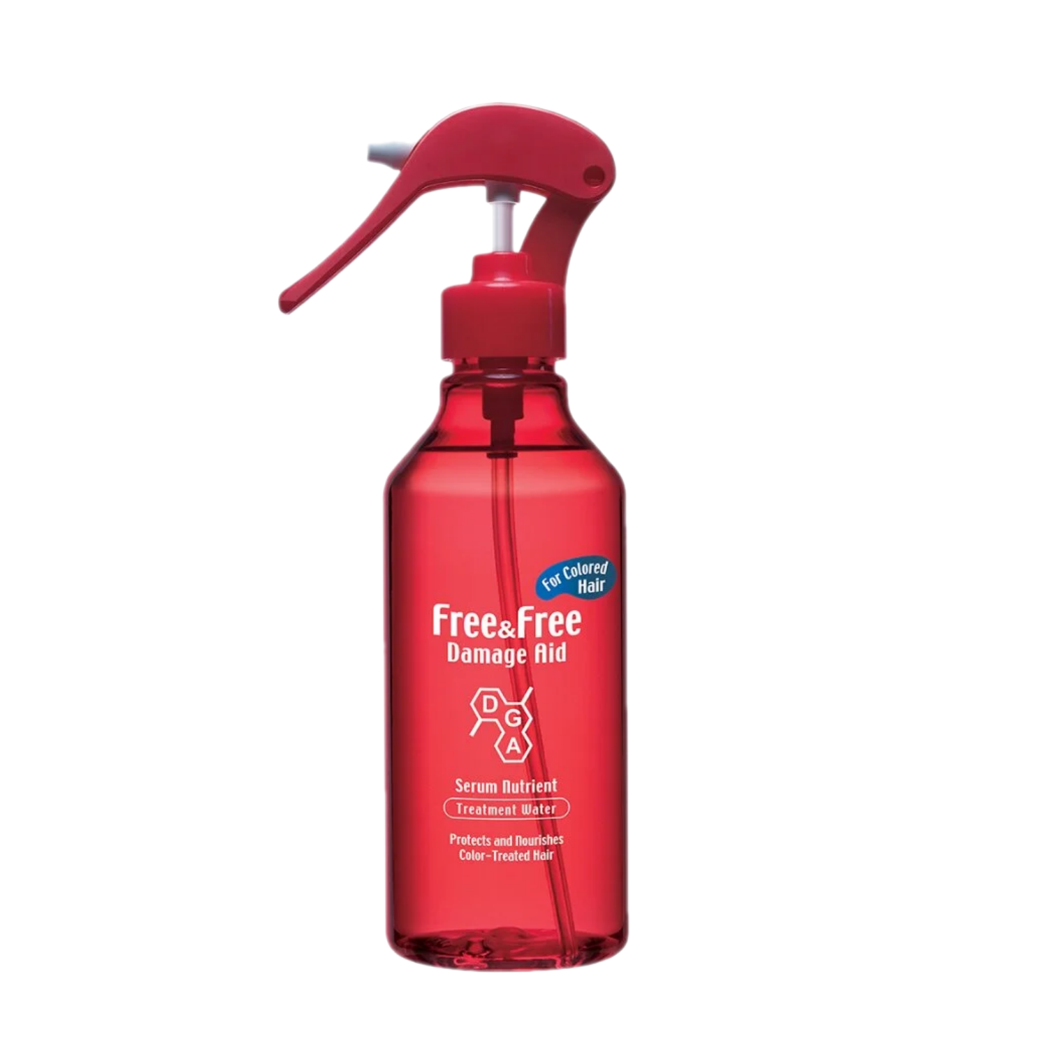 Free&Free เซรั่มบำรุงผมชนิดน้ำ สำหรับผมทำสี 210 มล. ( สีแดง )