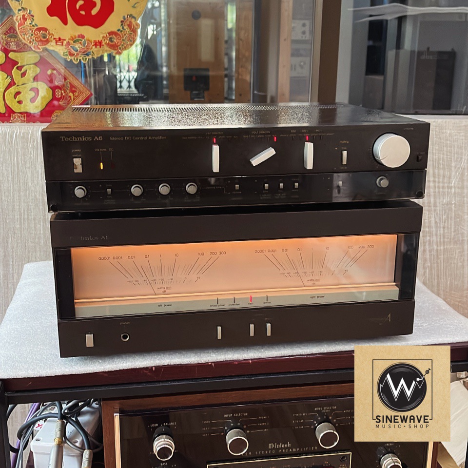 Pre + Power ยี่ห้อ Technics รุ่น SU-A6 + SE-A5 (Made in Japan)