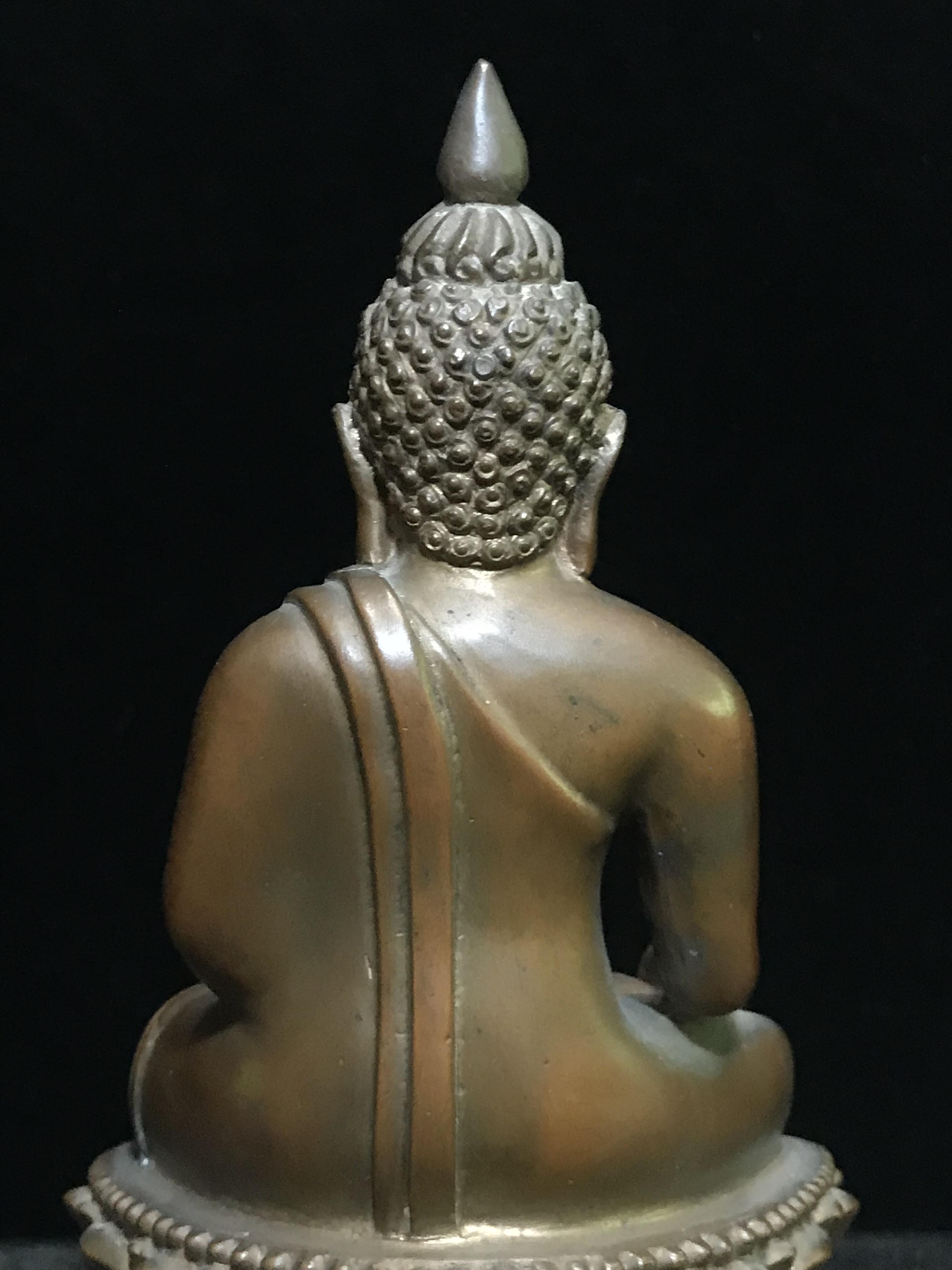 พระไพรีพินาศ วัดบวรนิเวศวิหาร ปี 2544 เนื้อสัมฤทธิ์ หน้าตัก 3นิ้ว (นิยมหายาก)(1ใน2989องค์)