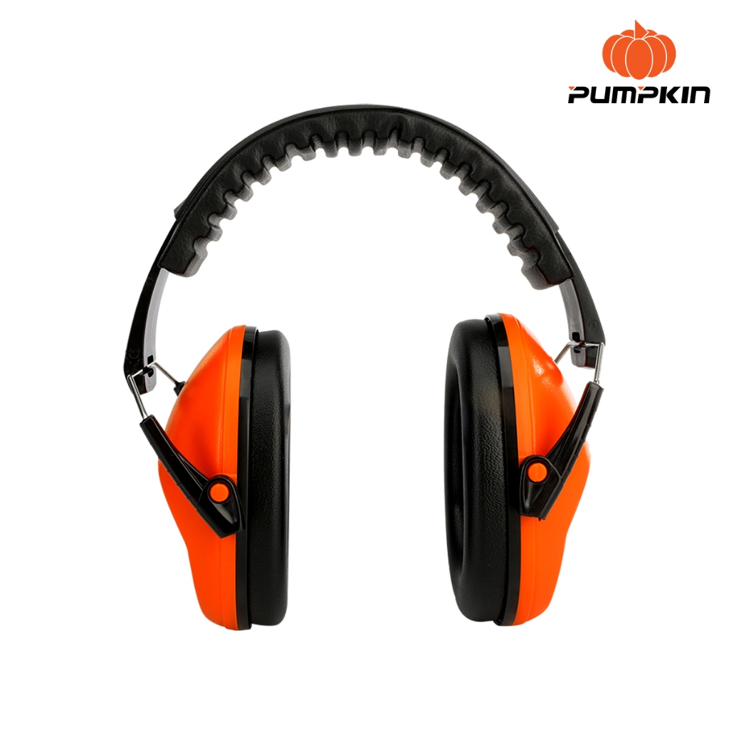 20891 Pumpkin ที่ครอบหูลดเสียง พับเก็บได้ รุ่น PTT-EM26F Ear Muff ค่าการลดเสียง 26dB หูฟัง ลดเสียง