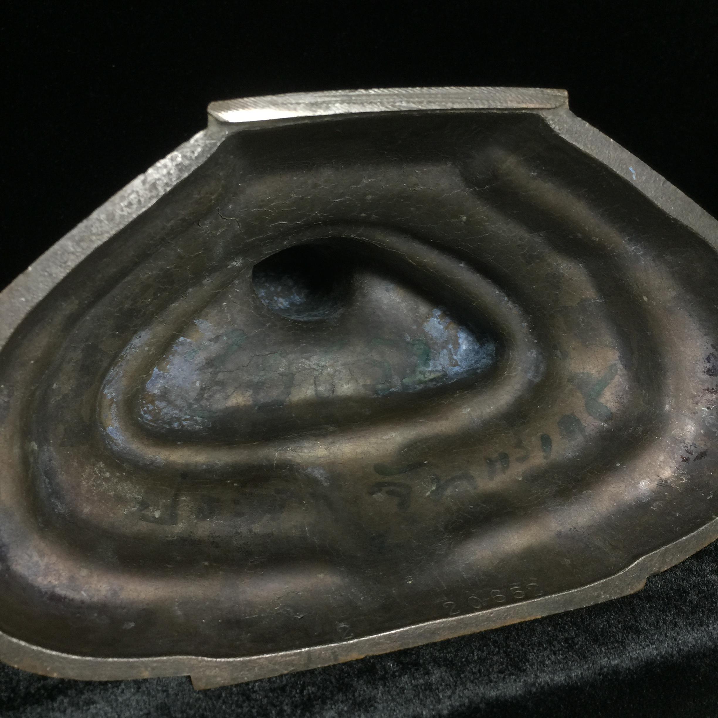 พระพุทธรูปบูชา ภปร ปี2508 วัดบวรนิเวศวิหาร บล็อกกษาปณ์(หนังไก่) หน้าตัก5นิ้ว(ที่สุดของพระบูชา ภปร วัดบวรนิเวศวิหาร)