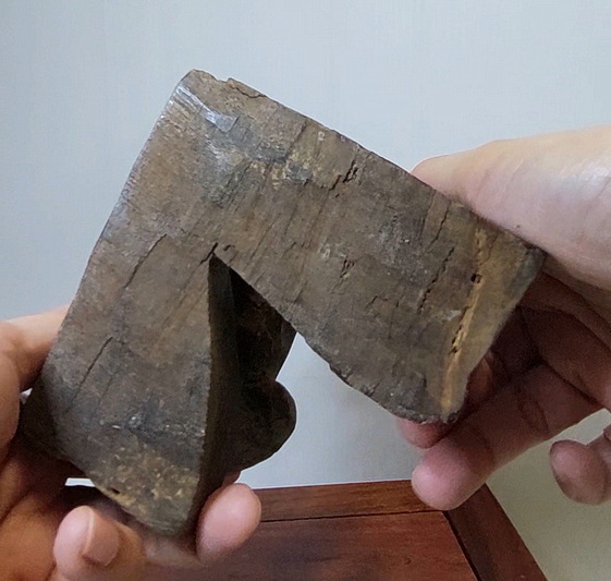 ไม้แกะสลักเก่า-นรสิงห์(ศิลป์พม่า) สูง20cm