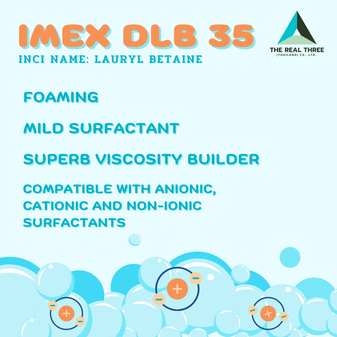 IMEX DLB 35 สารลดแรงตึงผิวสูตรอ่อนโยน (Mild Surfactant)