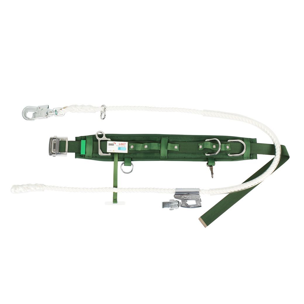 YAMADA เข็มขัดเซฟตี้ ปีนเสาไฟฟ้า รุ่น L667 Lineman safety belt เข็ดขัดปีนเสาไฟ