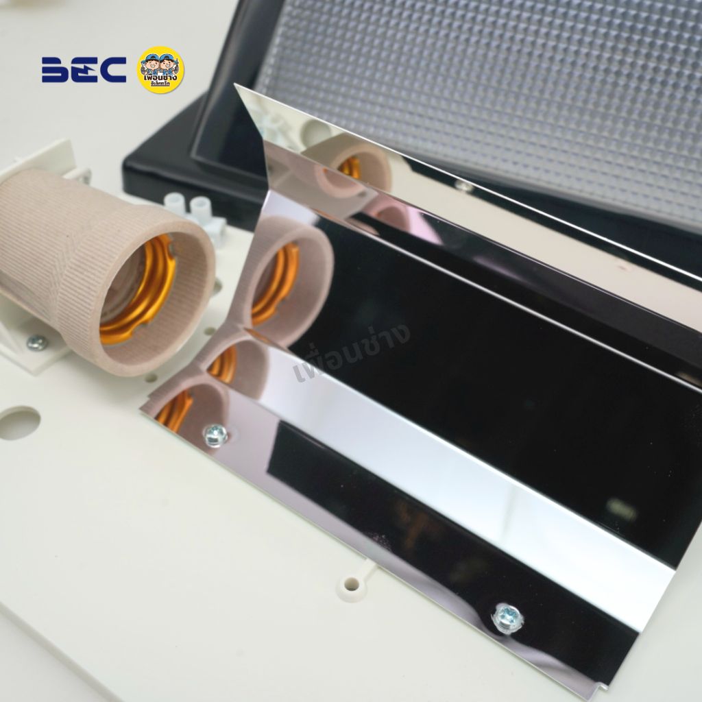 BEC โคมไฟติดผนัง รุ่น ECON อีคอน โคมเปล่า ไม่รวมหลอด ใช้กับหลอด E27 โคมไฟ ติดผนัง โคมผนัง โคมติดผนัง