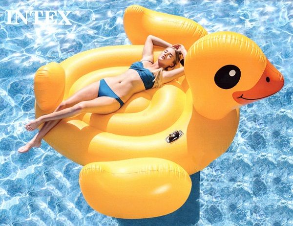 Intex Mega Yellow Duck แพยาง ลายเป็ด สีเหลือง รุ่น in56286 (Yellow)