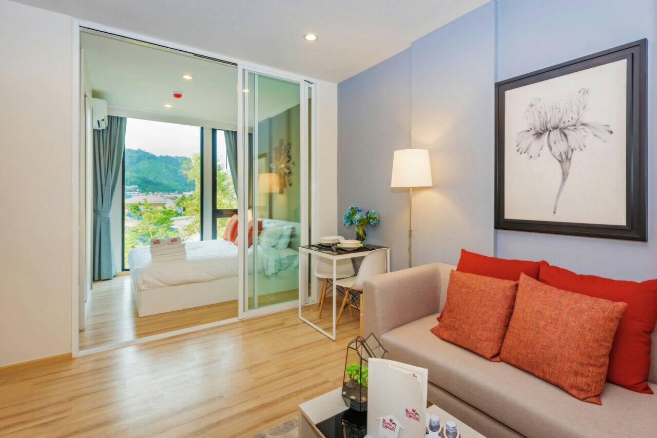 Road Bypass:For rent Condo New Modern style 1 bed room on the by pass road Phuket