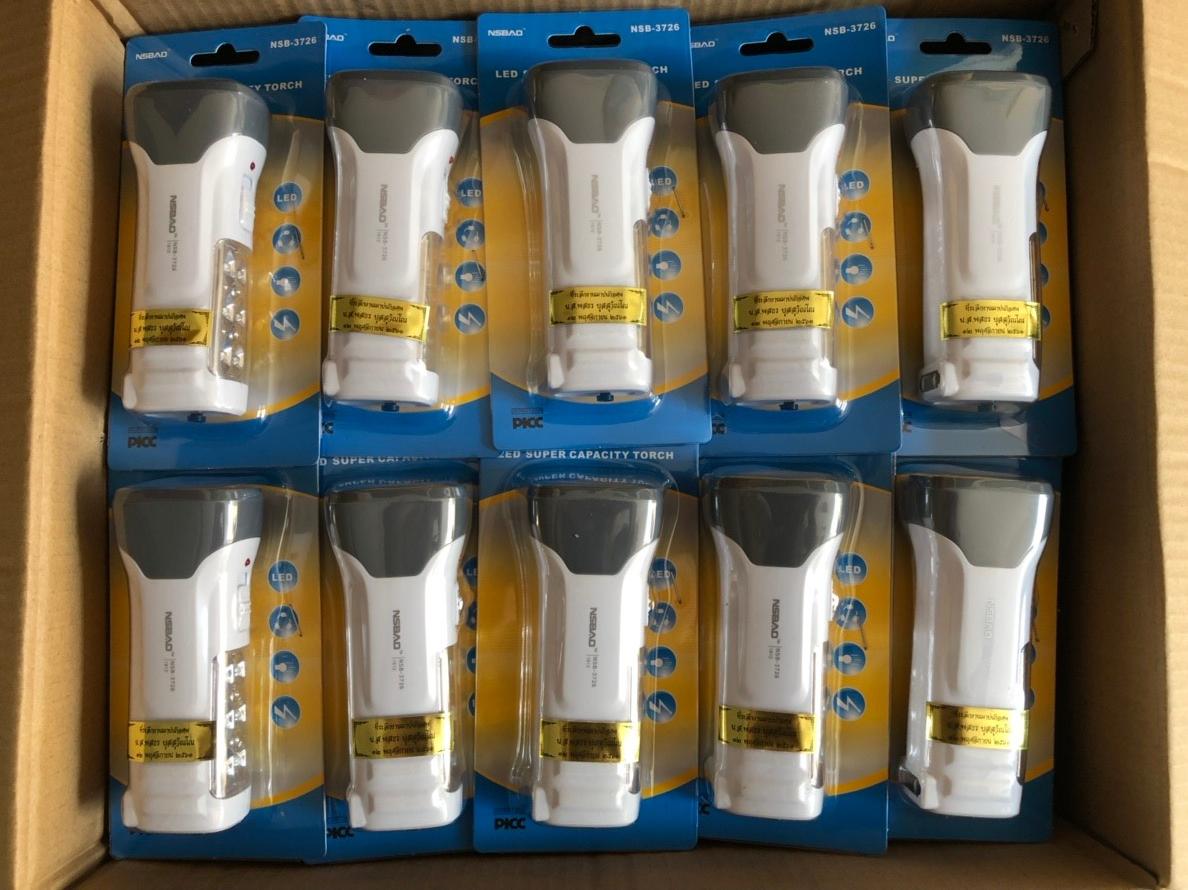 ของชำร่วยงานศพ ไฟฉาย ชาร์จไฟบ้าน LED 2 ทาง