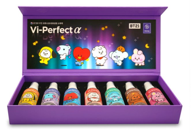 BT21 Viperfect Alpha Disinfectant Set สเปรย์ฆ่าเชื้อโรคได้ 99.9%