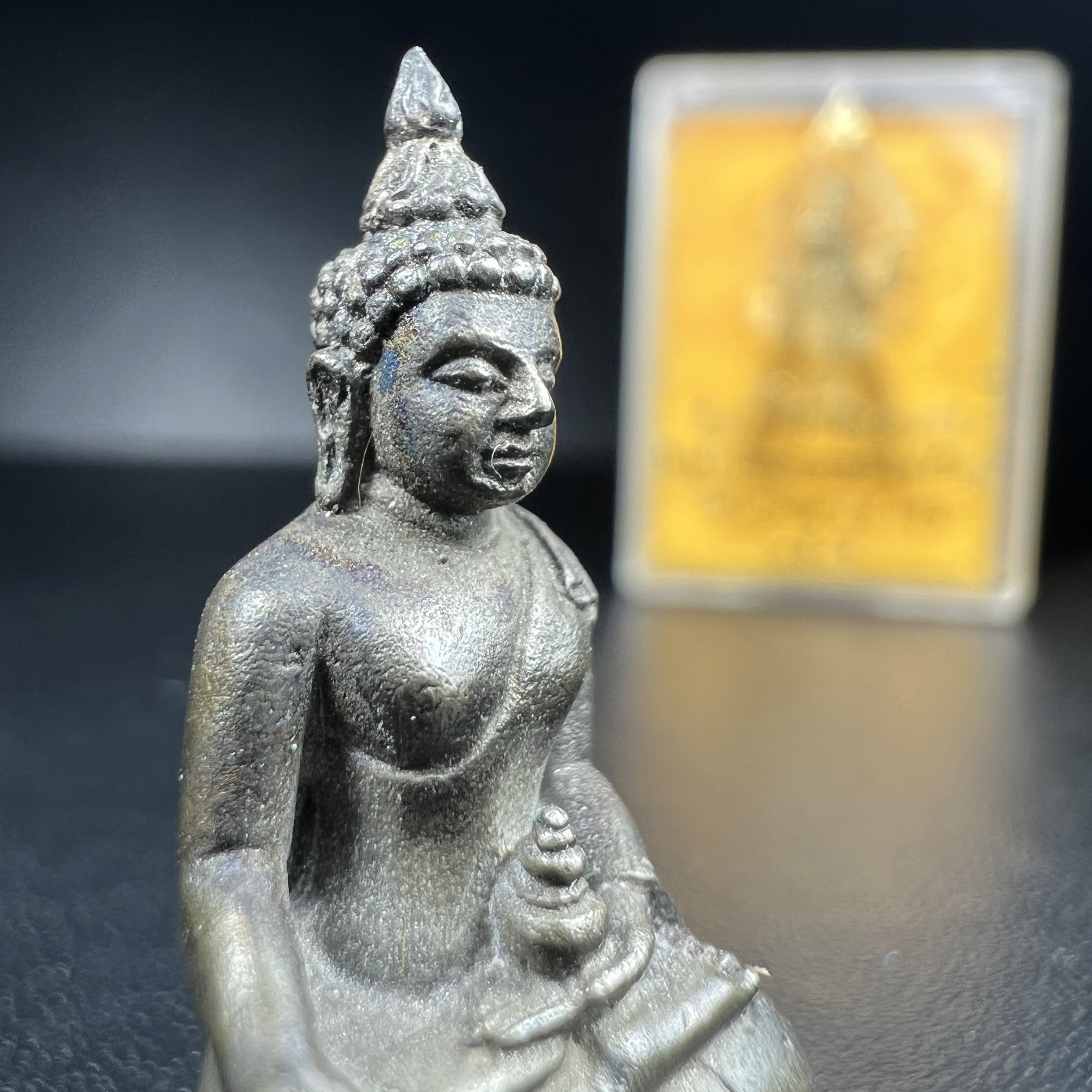 พระกริ่งไพรีพินาศ ภปร. รุ่นแรกของประเทศไทย วัดปทุมวนาราม ปี2535 เนื้อนวโลหะ นิยม งดงามกล่องครบ (ในหลวงรัชกาลที่9เสด็จเททอง)(1ใน3000องค์)หายาก