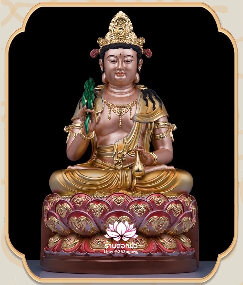 อัษฏมหาโพธิสัตว์ พระโพธิสัตว์แปดพระองค์ งานเรซิ่นคุณภาพสูง ขนาด 16 นิ้ว