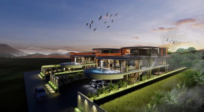 For Sale : Kohkeaw, Pool Villa Seaview, 4 Bedrooms 5 Bathrooms