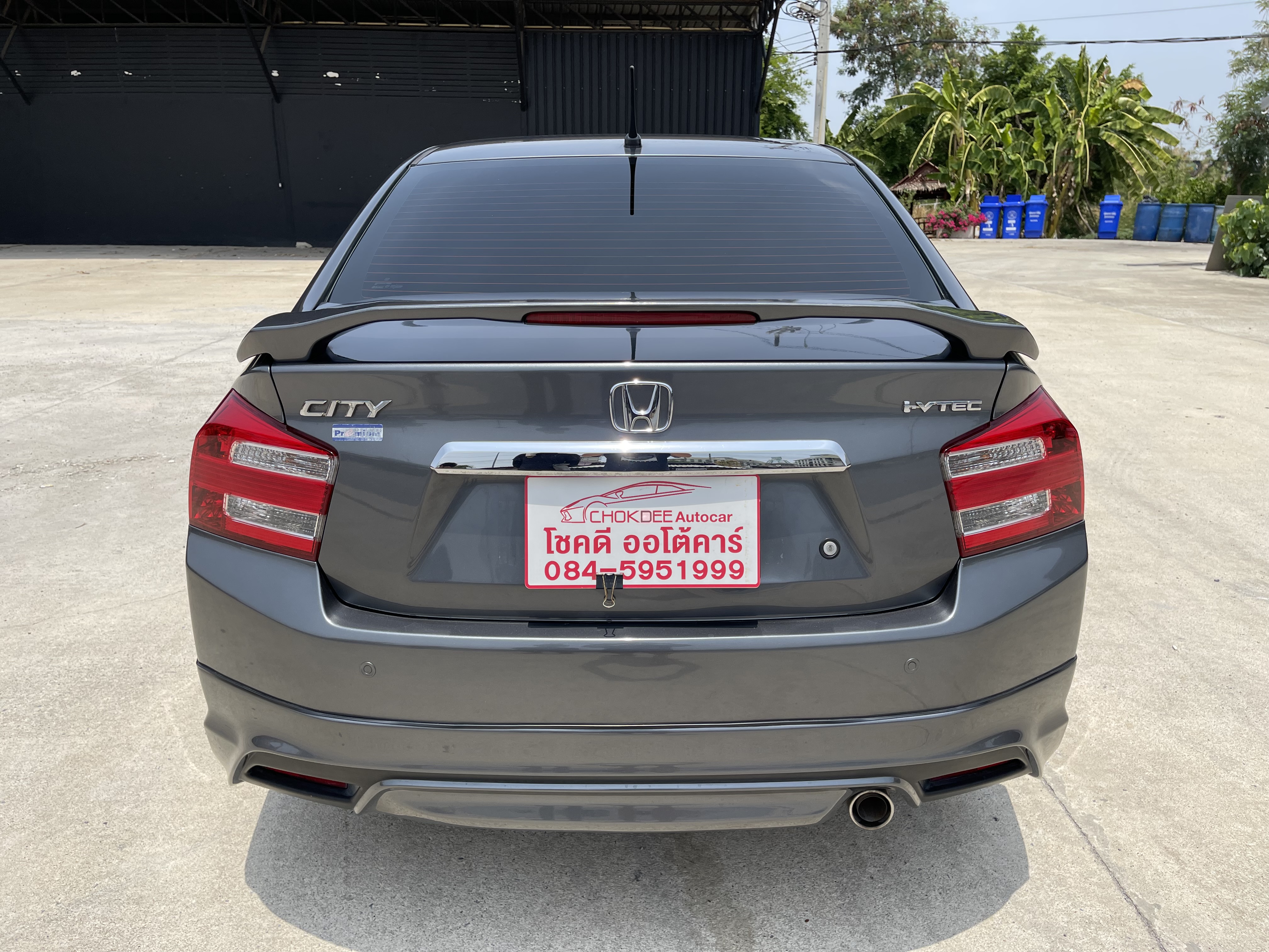 Honda City 1.5 V At 2013 เทา