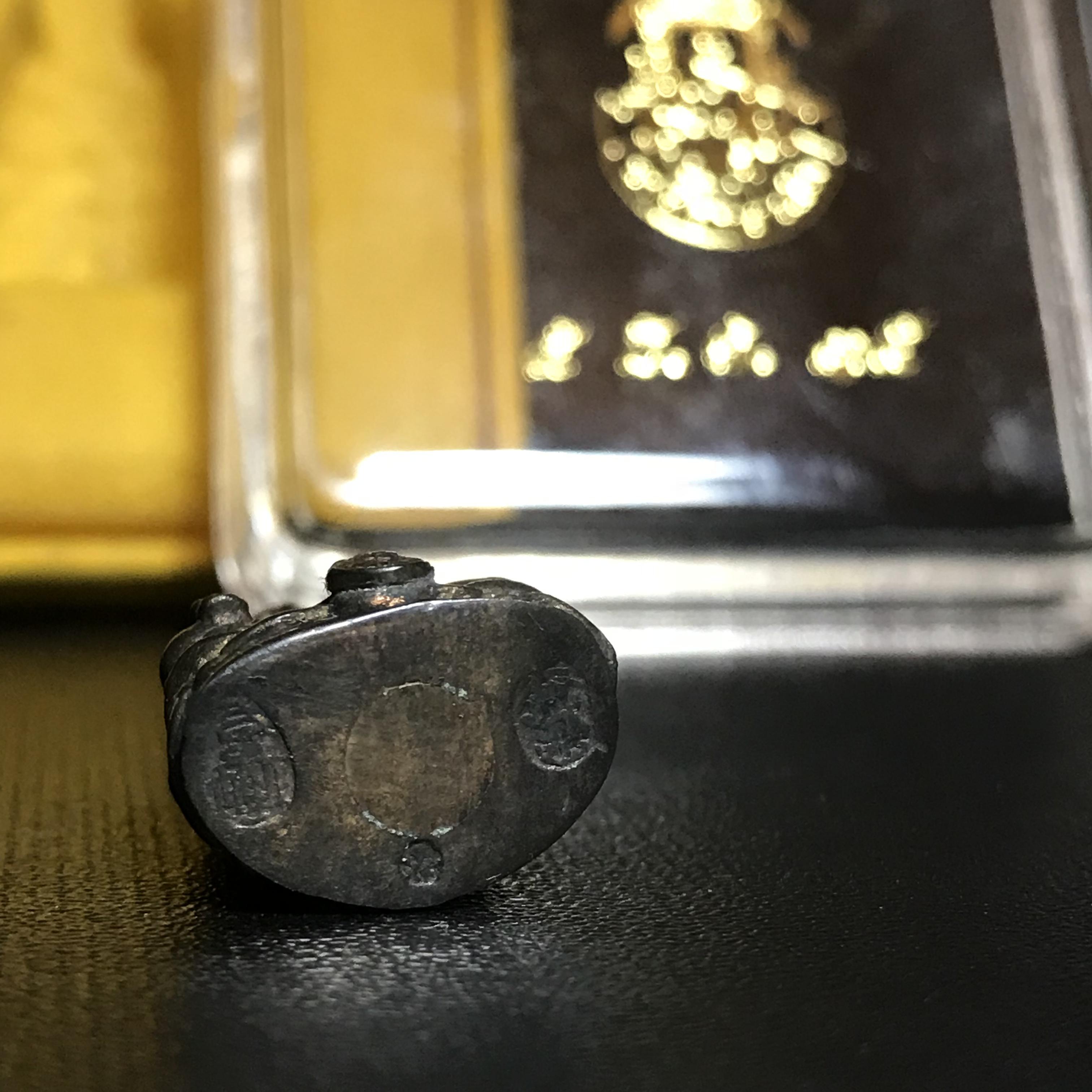 พระกริ่งไพรีพินาศ รุ่น ภปร. ราชวิทยาลัย ปี2535 เนื้อนวโลหะ(1ใน2535องค์)