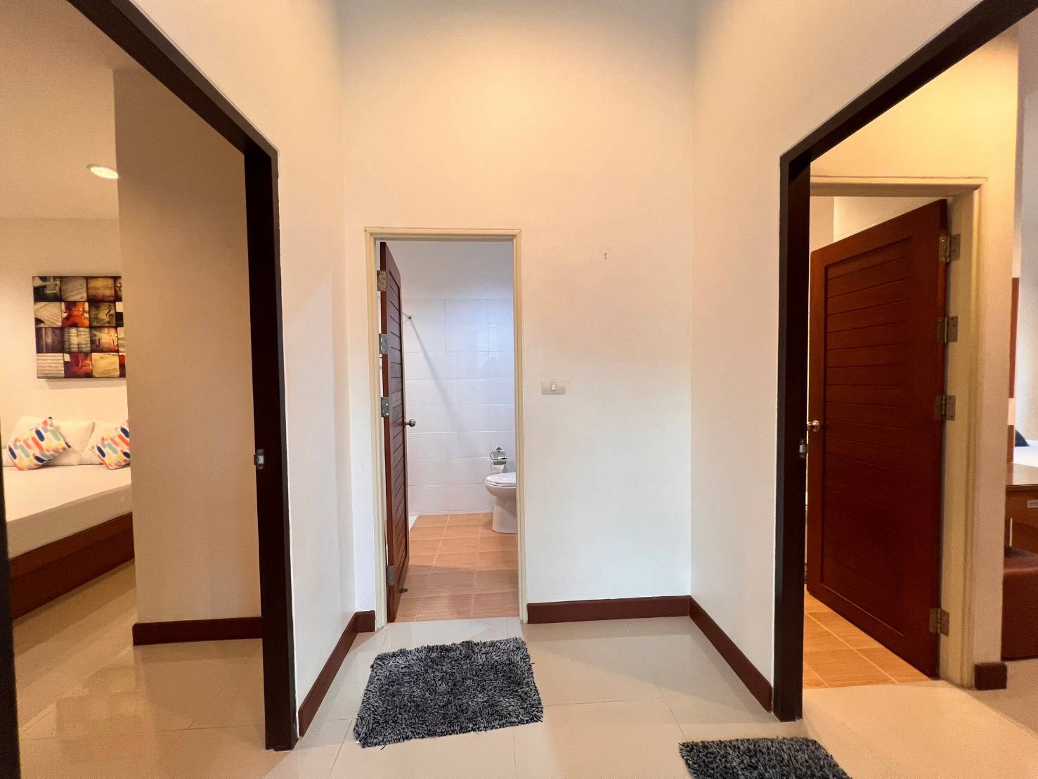 For Rent : Chalong, One-story townhome, 2 bedrooms 2 bathrooms