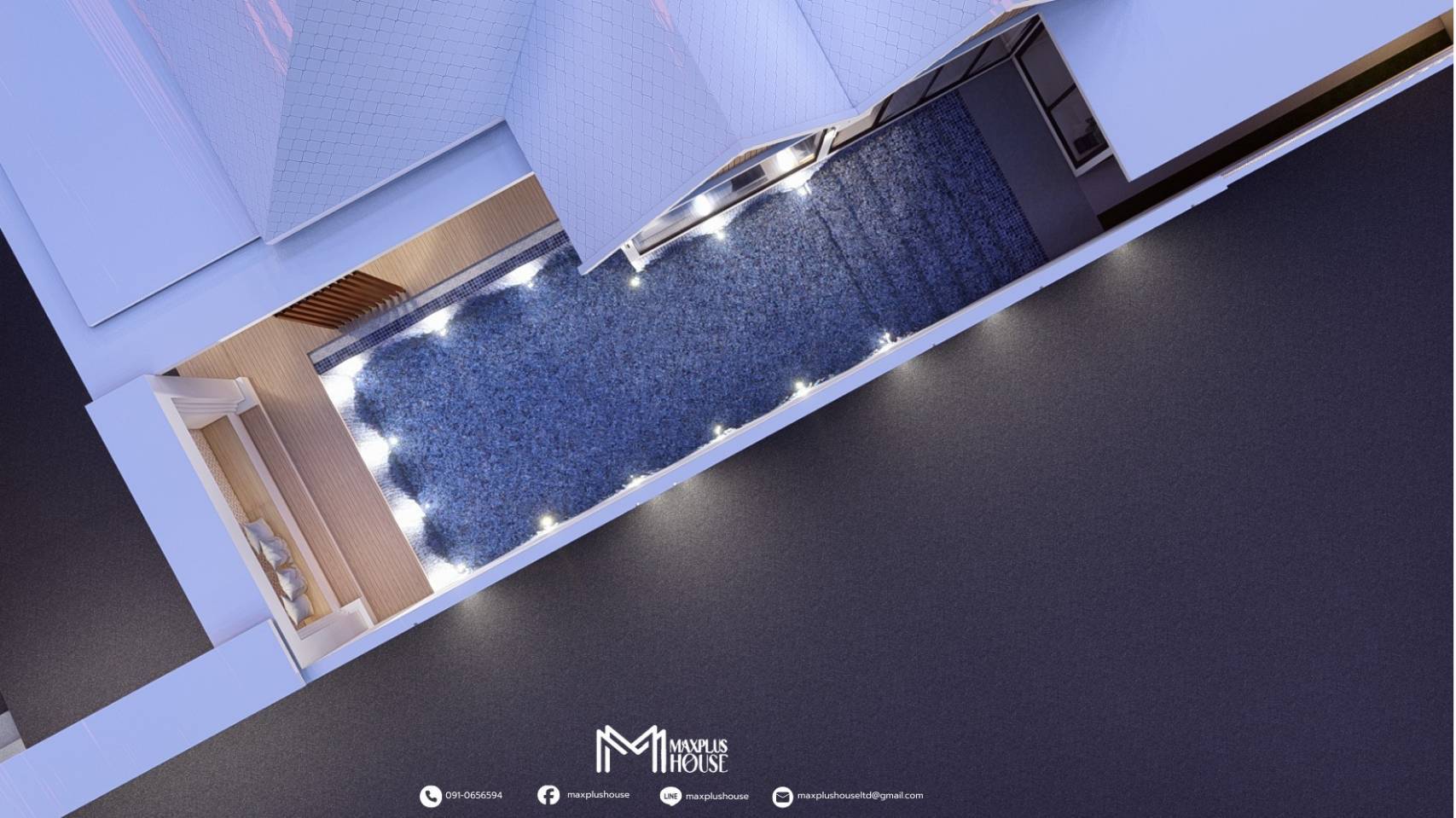 For Rent : Thalang, Private pool villa @ Pakhlok, 4 bedrooms 4 bathrooms