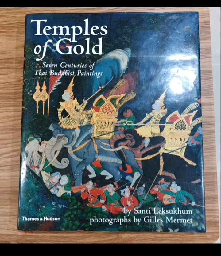 หนังสือมือสองสภาพตามรูป: Temples of Gold /Seven Centuries of Thai Buddhist Paintings