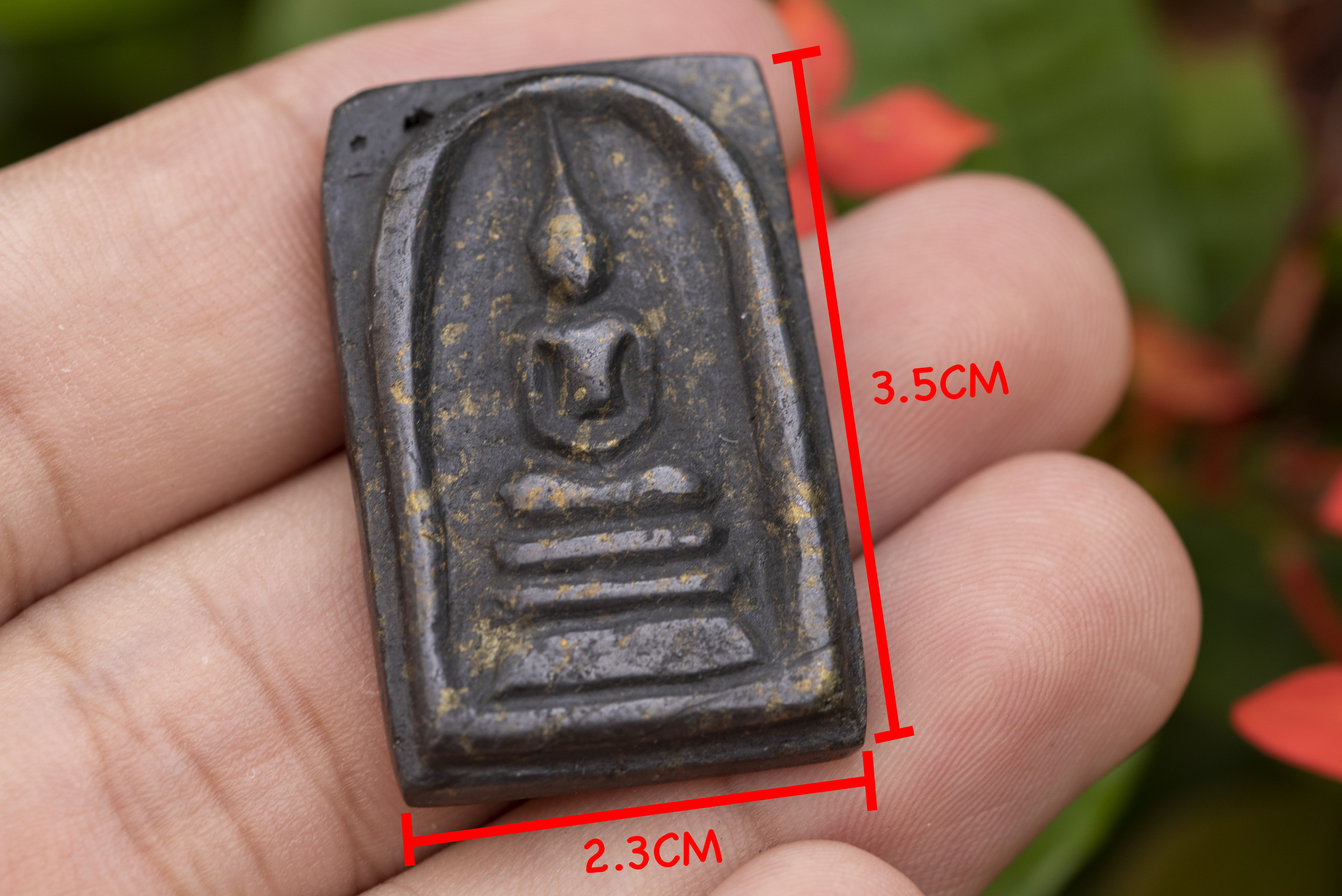 พระสมเด็จ หินแร่ทอง หินแร่ไพไรต์ พระแกะสลักหิน งานศิลปะ มีฝีมือ