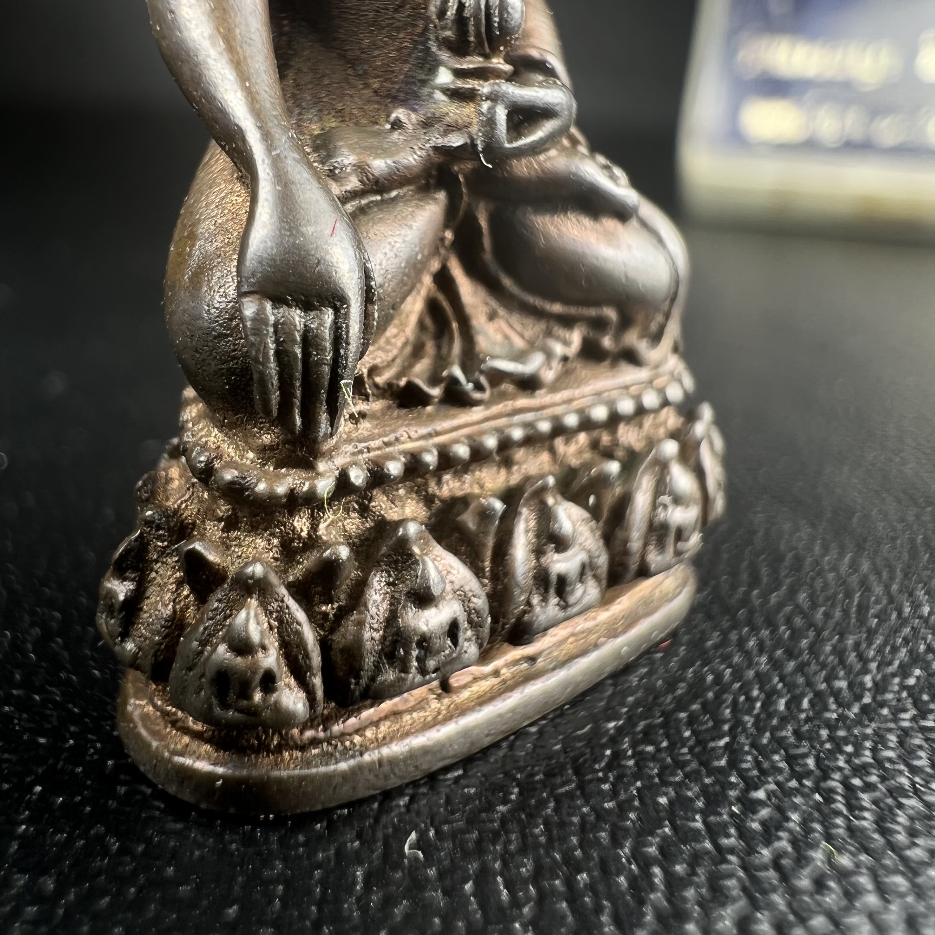 พระกริ่งธรรมราชา (กริ่งพระราชบิดา) วัดนางพญา ปี2514 เนื้อนวโลหะ(สุดยอดพิธีสุดยอดพุทธศิลป์)