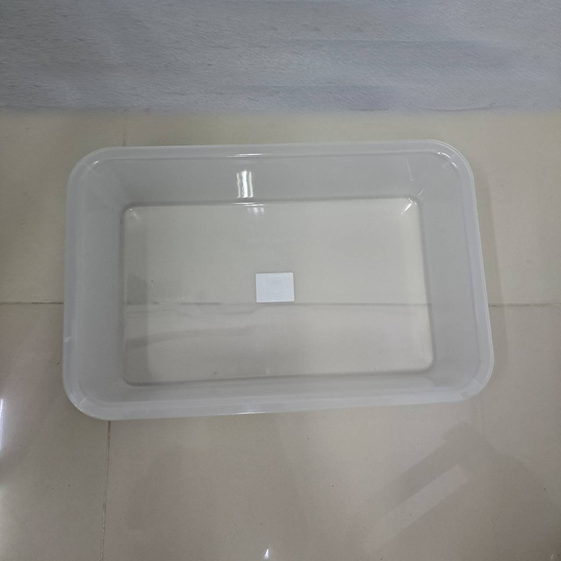 ถาดเหลี่ยม 443 ขาวใส