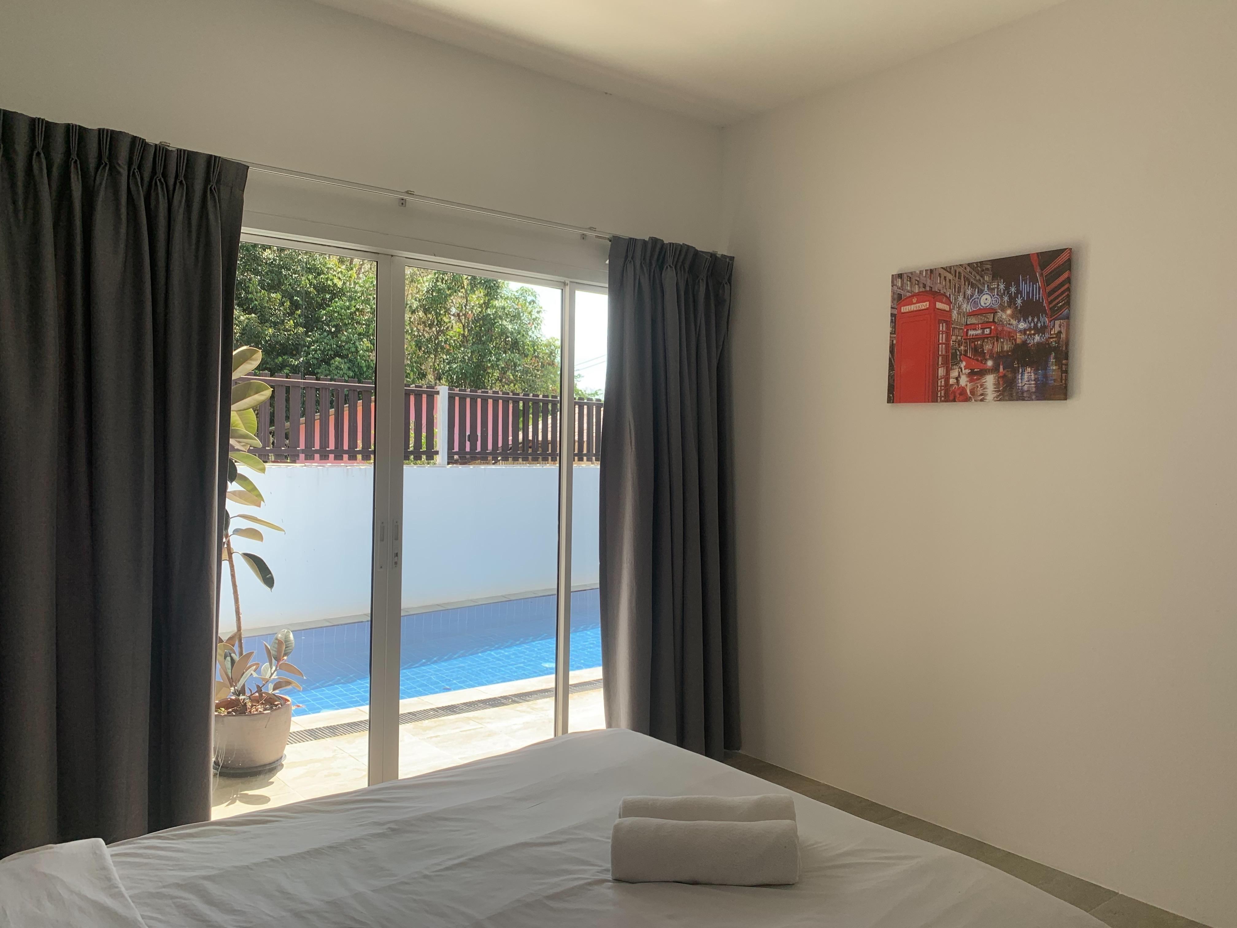 For Rent : Thalang, Single story house with swimming pool, 3 bedrooms 2 bathrooms