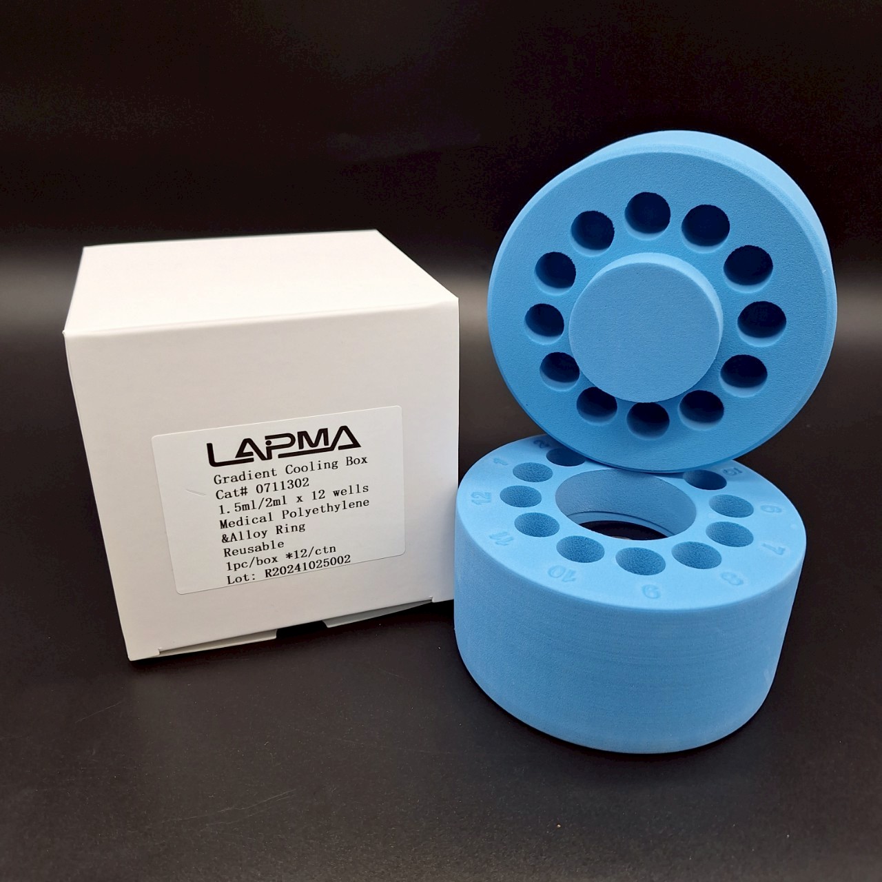 Cell Freezing Container for tube 1.5-2 ml -80 C , 12 well กล่องเก็บเซลล์แช่แข็ง สำหรับหลอดขนาด 1.5-2 ml , 12 ช่อง -80 องศา