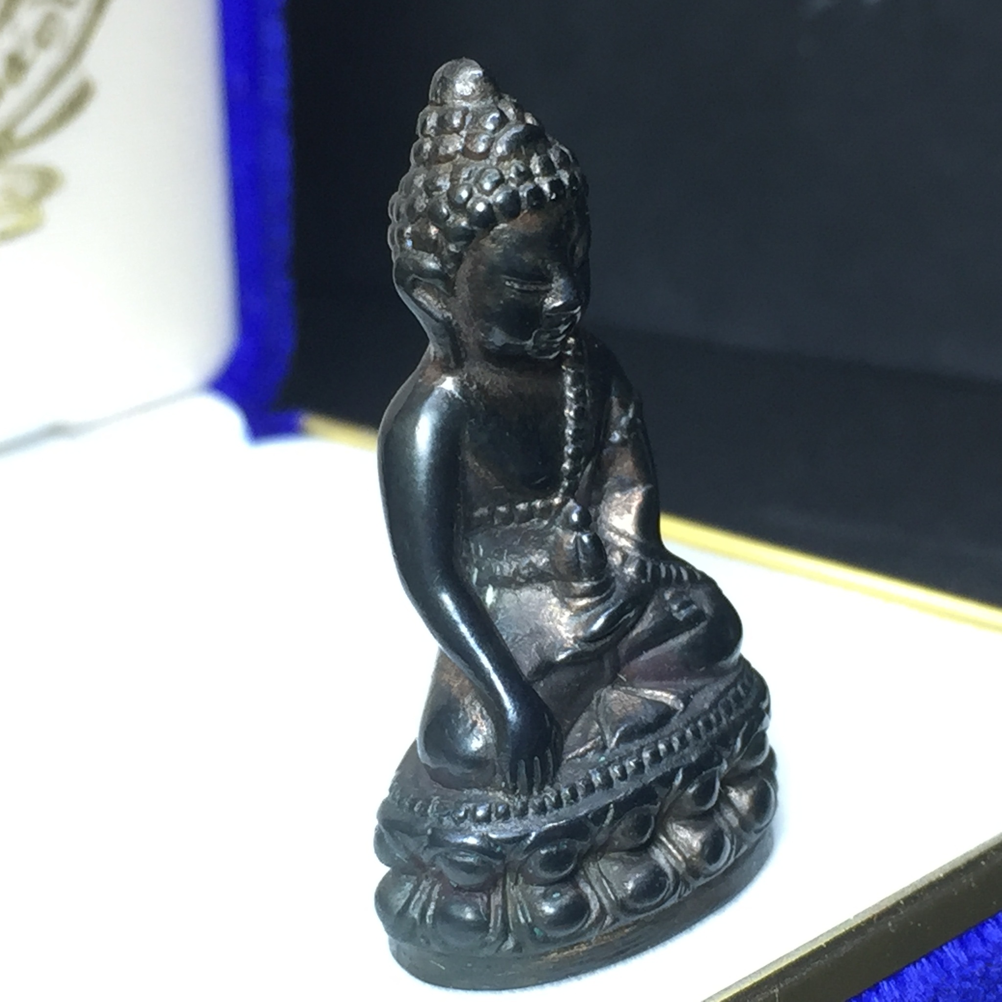 พระกริ่งสมเด็จพระญาณสังวร 80 พรรษา วัดบวรนิเวศวิหาร พ.ศ.2536 เนื้อนวโลหะ