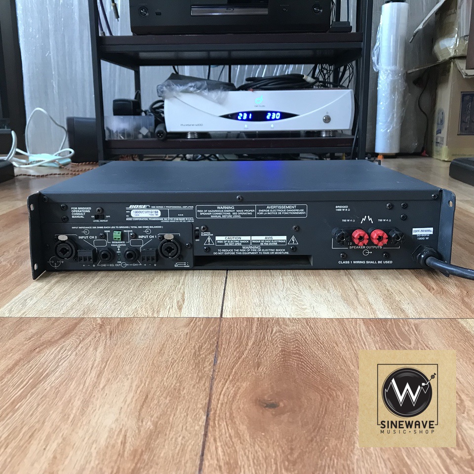 Power Amp ยี่ห้อ Bose รุ่น 1800V (Made in USA) ไฟ 220Volts