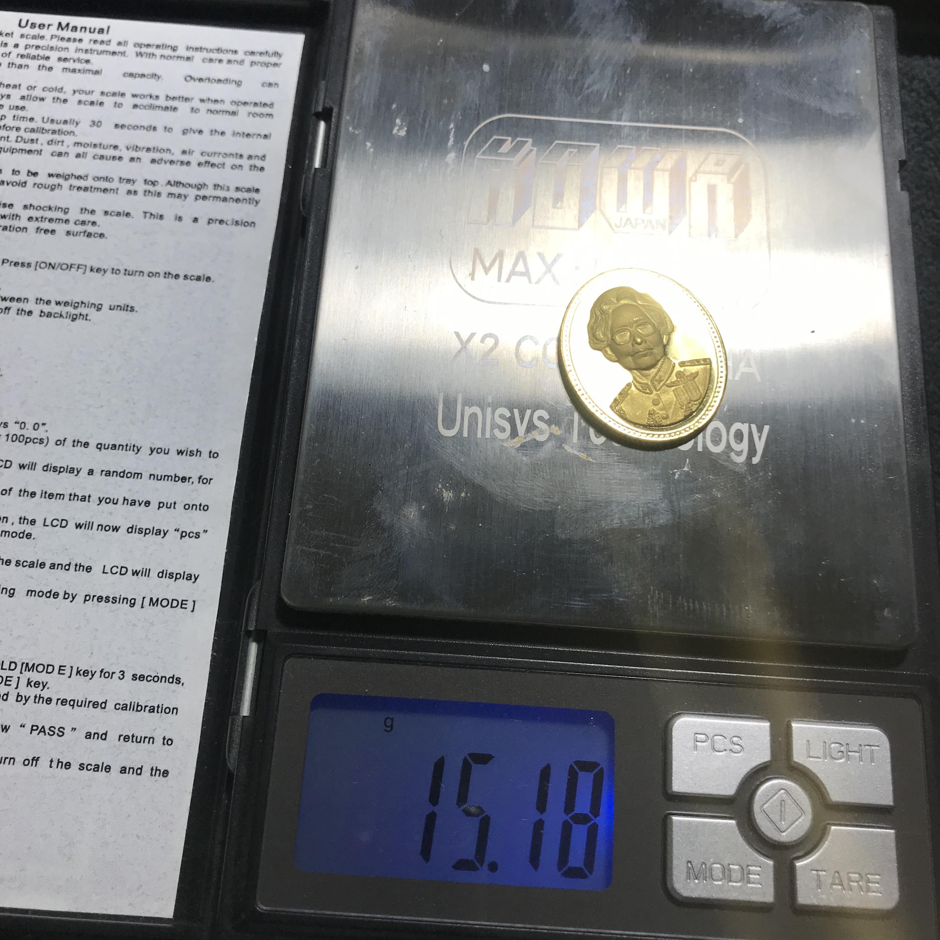 เหรียญสมเด็จย่า 5 แผ่นดิน รศ 119 - รศ 214 พิธีวัดบวรนิเวศ ปี 2539 เนื้อทองคำ(หมายเลข 3004)สภาพสวยพร้อมกล่องบรรจุเดิม