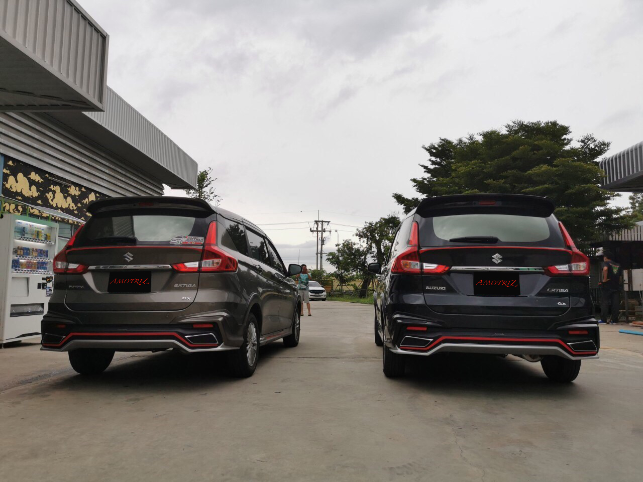 Suzuki Ertiga 2019 V.2 with custom grille bodykits by Amotriz