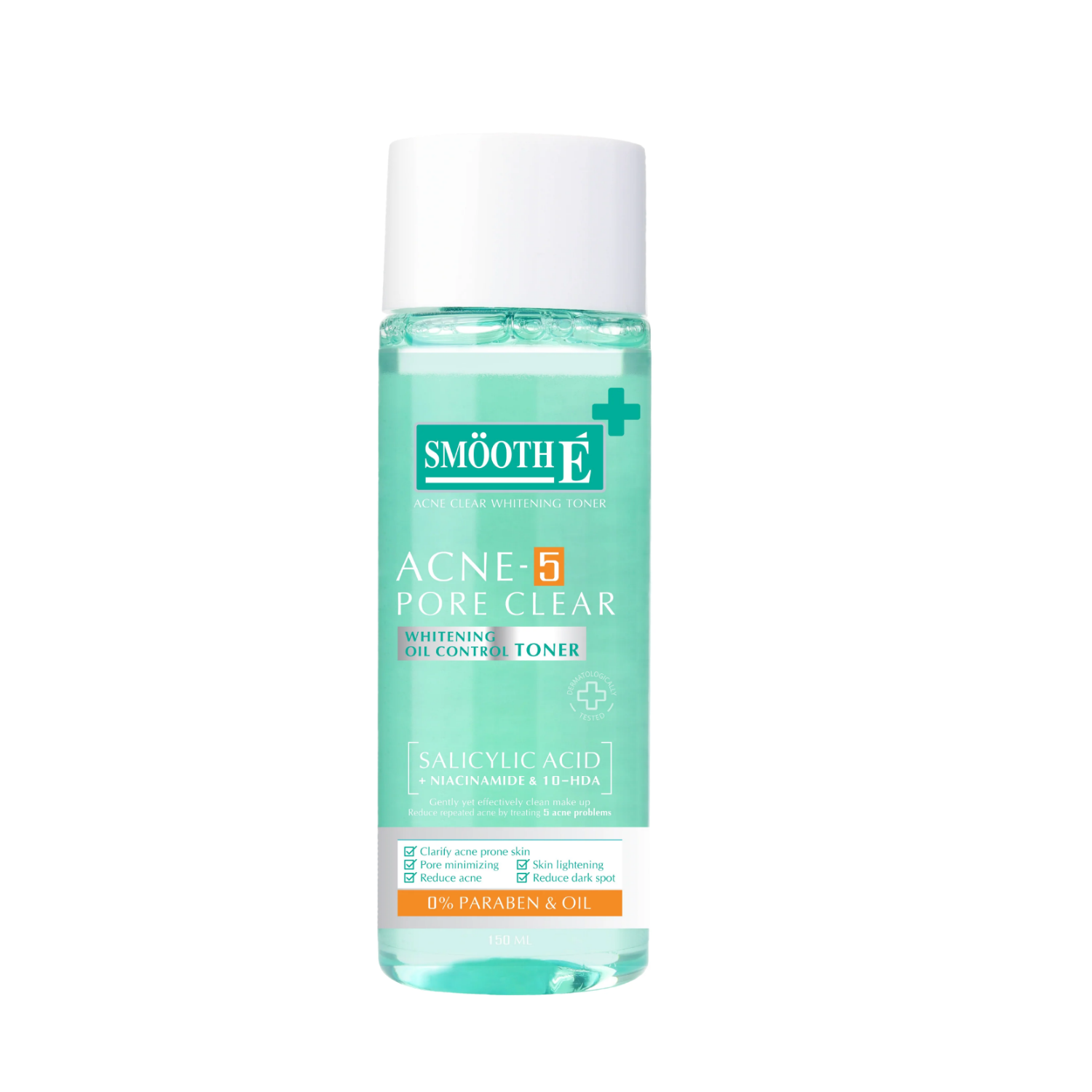 Smooth E Acne-5 Pore Clear Whitening Toner 150 ml.