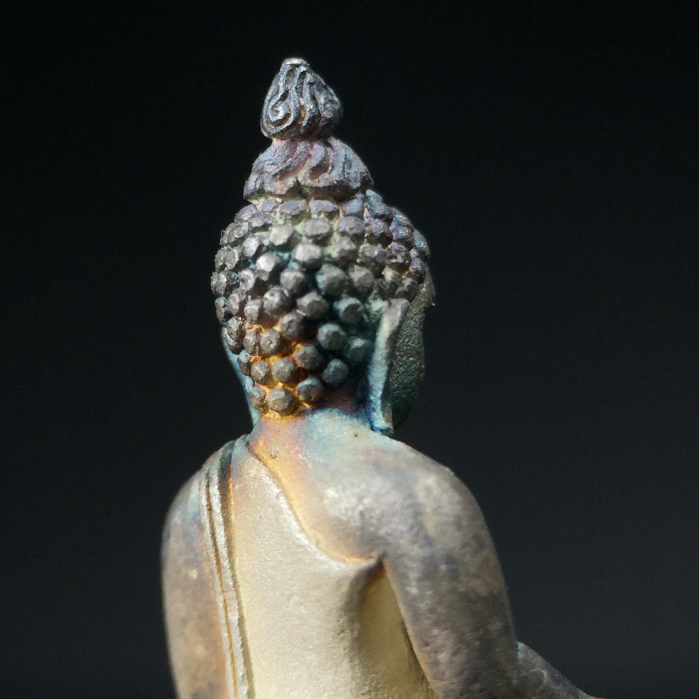 พระกริ่งไพรีพินาศ วัดบวรนิเวศวิหาร ปี2538 การไฟฟ้าส่วนภูมิภาคจัดสร้าง เนื้อเงิน(สภาพผิวเดิม ขึ้นสีรุ้งธรรมชาติ สวยแบบนิยม)พร้อมกล่องบรรจุเดิม หมายเลข 6432