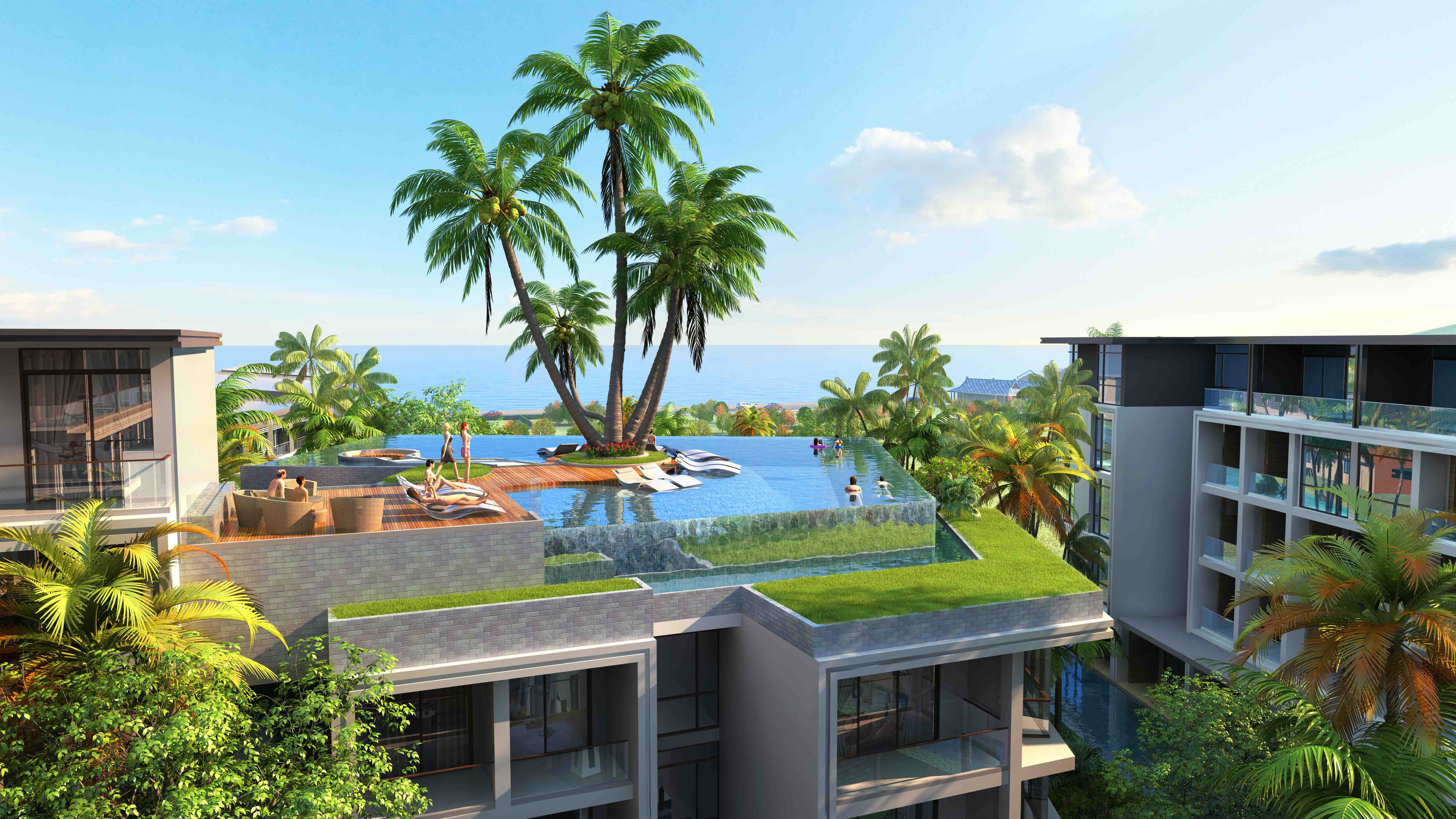 For Sale : Naithon, Brand New Condo near Naithon beach, Studio unit , 4th flr.