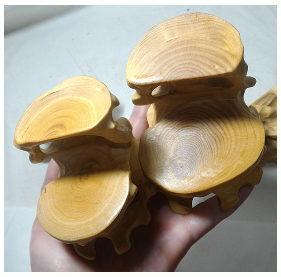 ฐานไม้หรือกี๋ไม้boxwood เล็กๆ แบบ2ชั้น อันละ