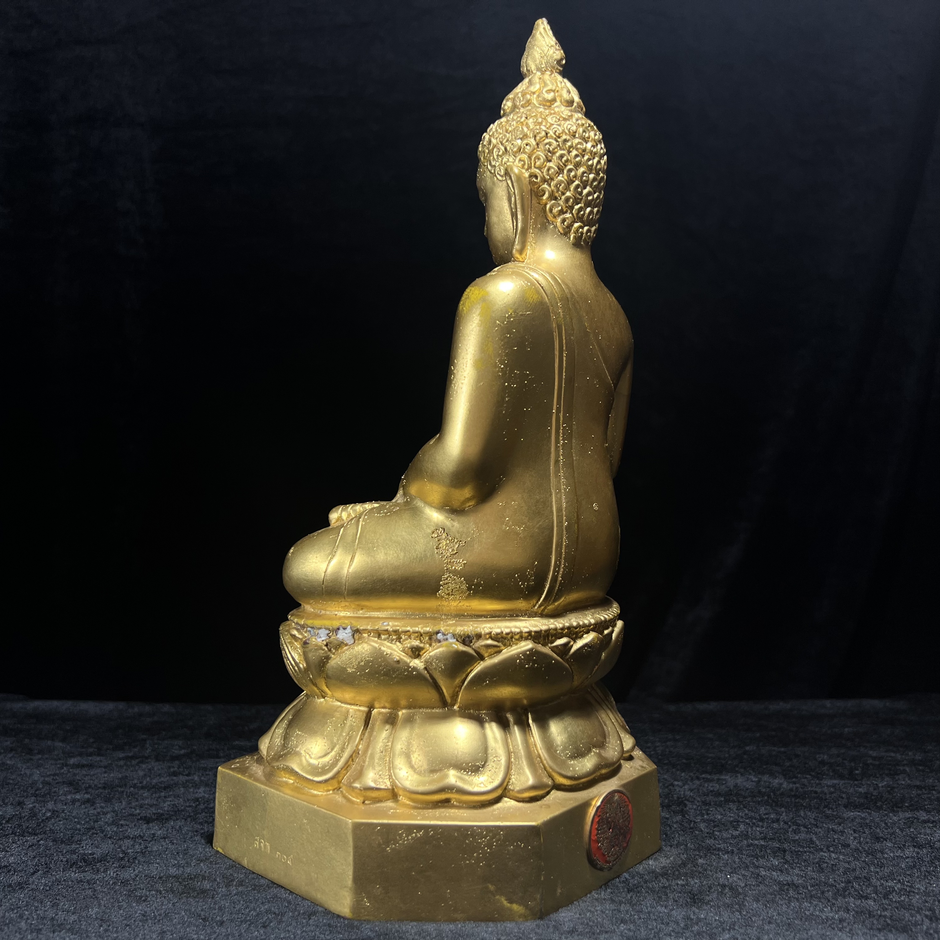 พระบูชาไพรีพินาศ วัดบวรนิเวศวิหาร ปี2538 จัดสร้างโดยสถาบันเทคโนโลยีพระจอมเกล้าพระนครเหนือ พุทธาภิเษก ณ อุโบสถวัดพระแก้ว ขนาดหน้าตัก 5 นิ้ว ทองเหลืองปิดทอง บรรจุแผ่นเงินจารโดยสมเด็จพระสังฆราช (ตอกโค๊ตหมายเลข(สจพ 309) (พระดี พิธีใหญ่)1 ใน 348 องค์ หายาก