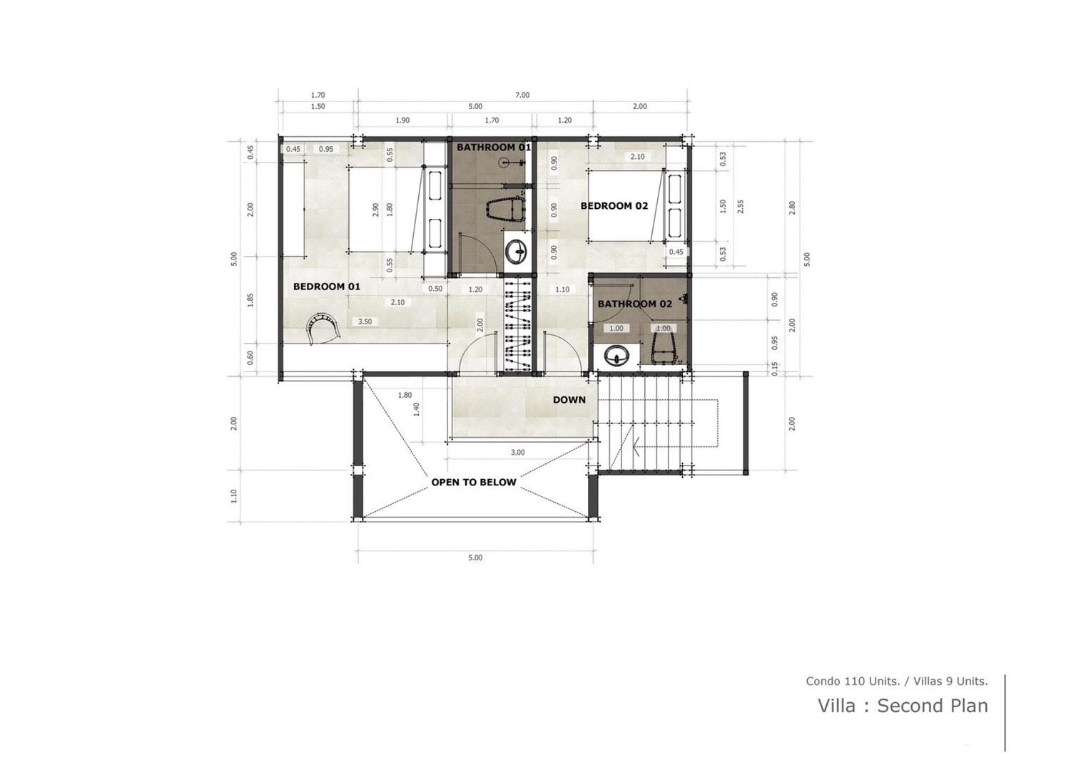 For Sale : Naiharn Luxury Pool Villa, 2 Bedroom 3 Bathroom