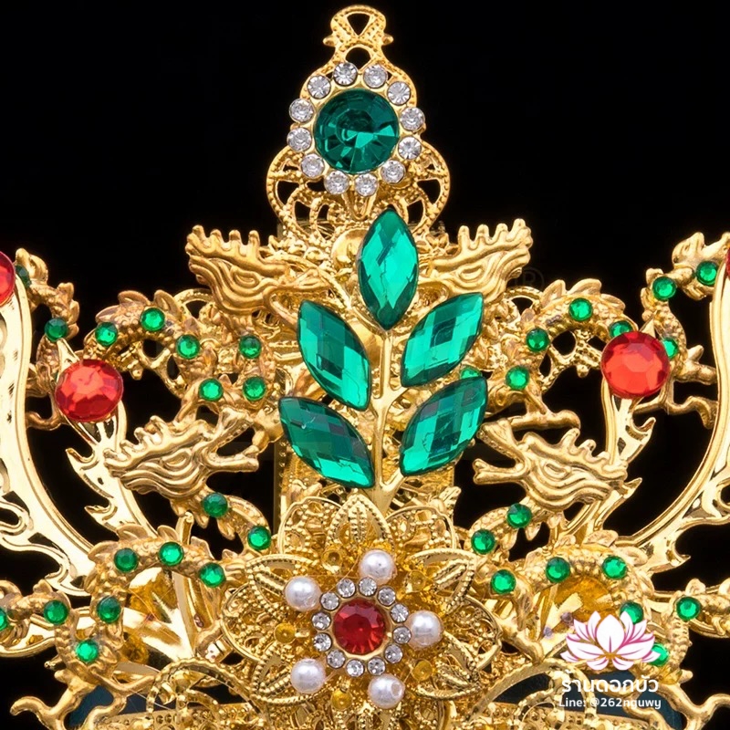 หมวกเทพเจ้าฝ่ายหญิง หมวกเทพนารี หมวกเทวนารี หมวกเจ้าแม่ หมวกพระหญิง หมวกกิมซิ้น หมวกพระจีน